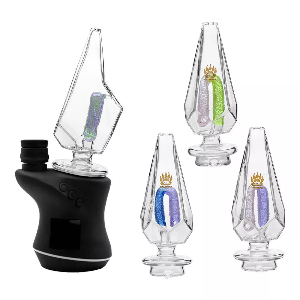 Fancy Hexagon Gummy Perc Glass Attachment for Focus V Carta | Calibear