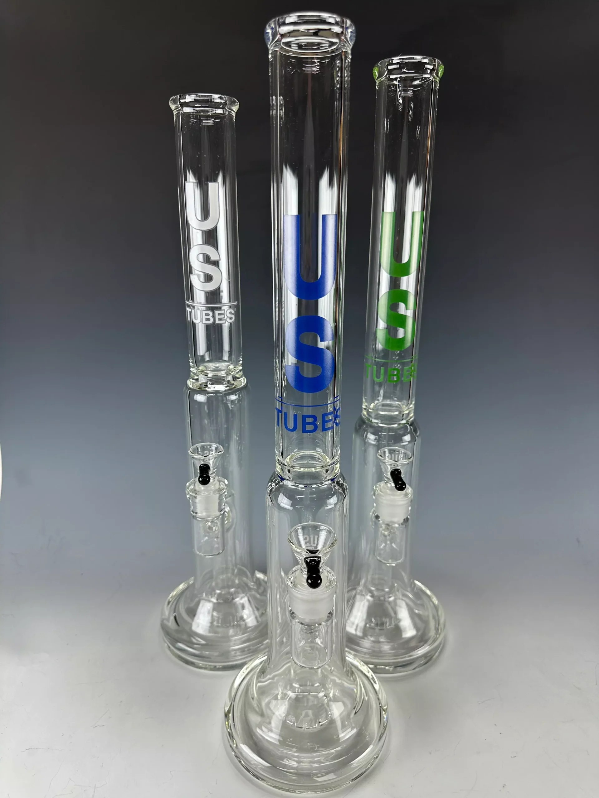 Fixed Stem Showerhead Hybrid Base 20" Waterpipe by US Tubes