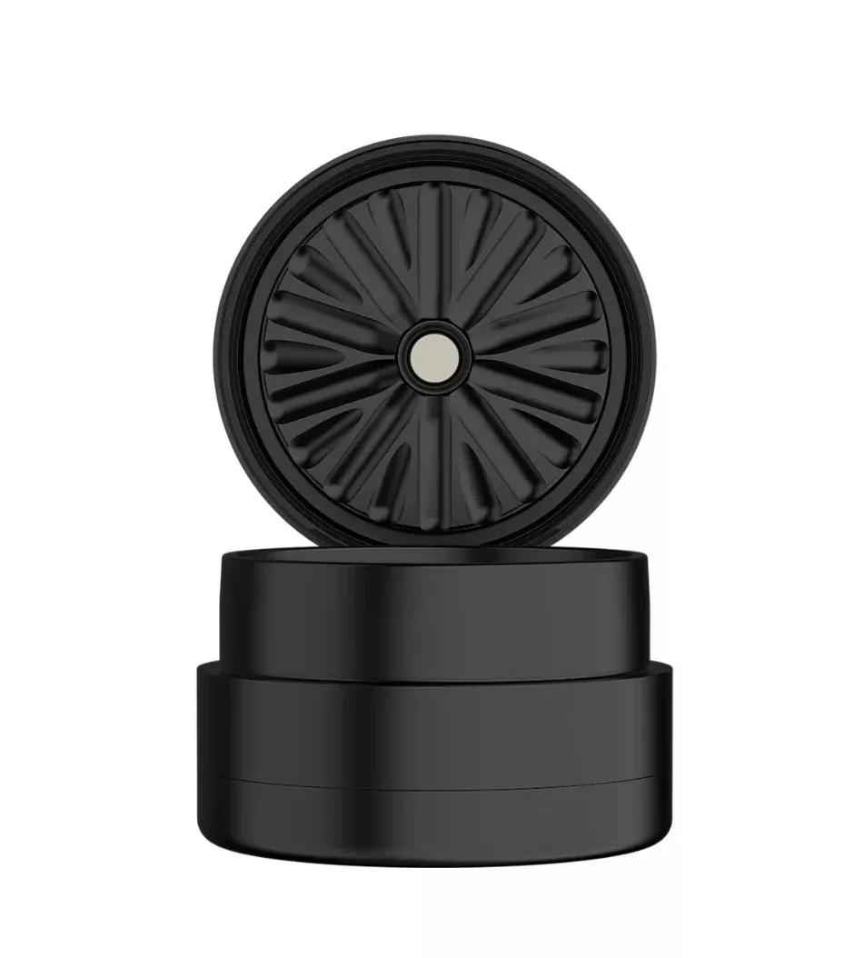 Flower Mill Next Gen Aluminum Grinder - 2.5" Standard, Durable Herb Grinder (Assorted Colors)