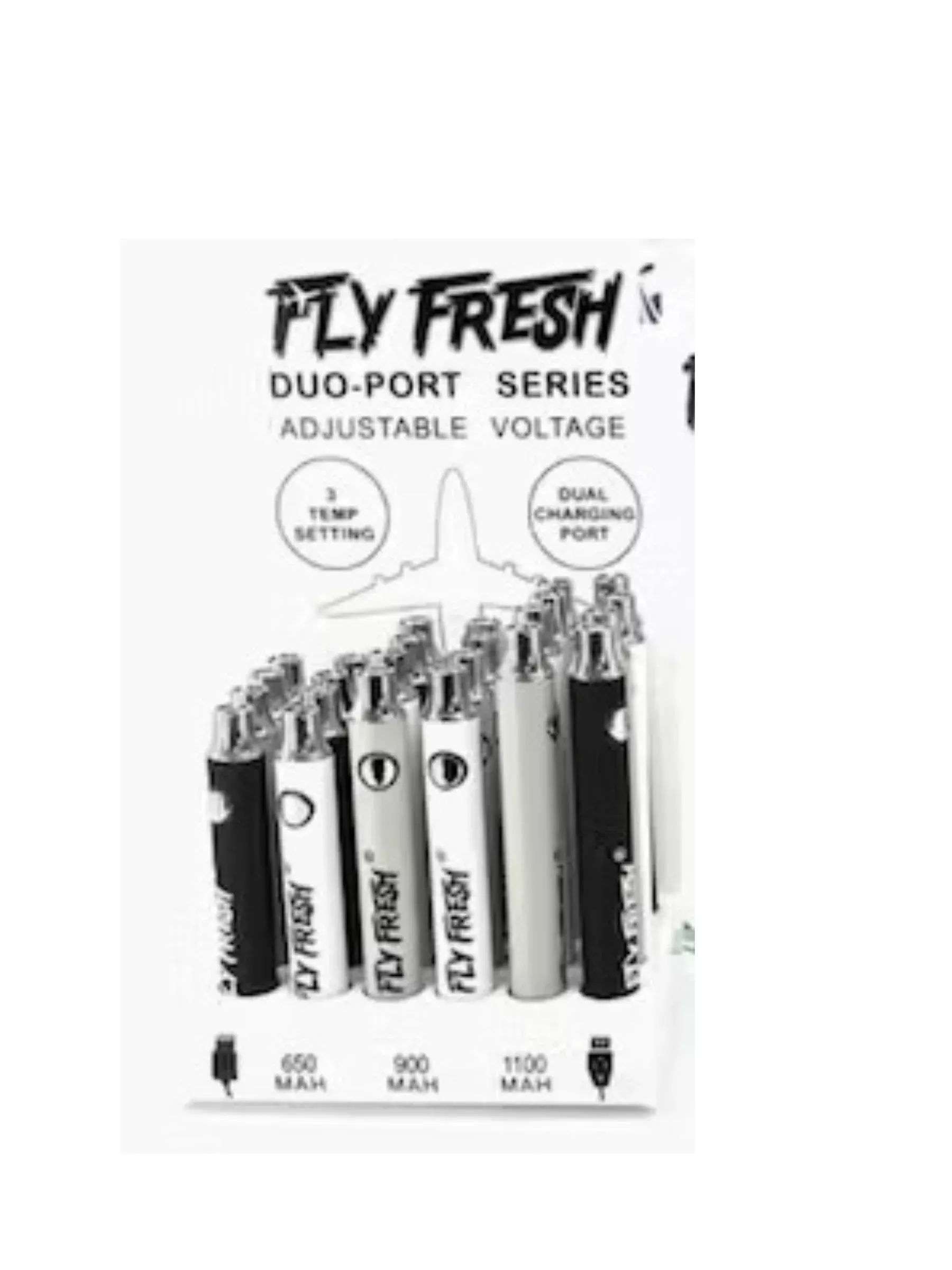 Fly Fresh Duo Port 510 Battery 24ct Display