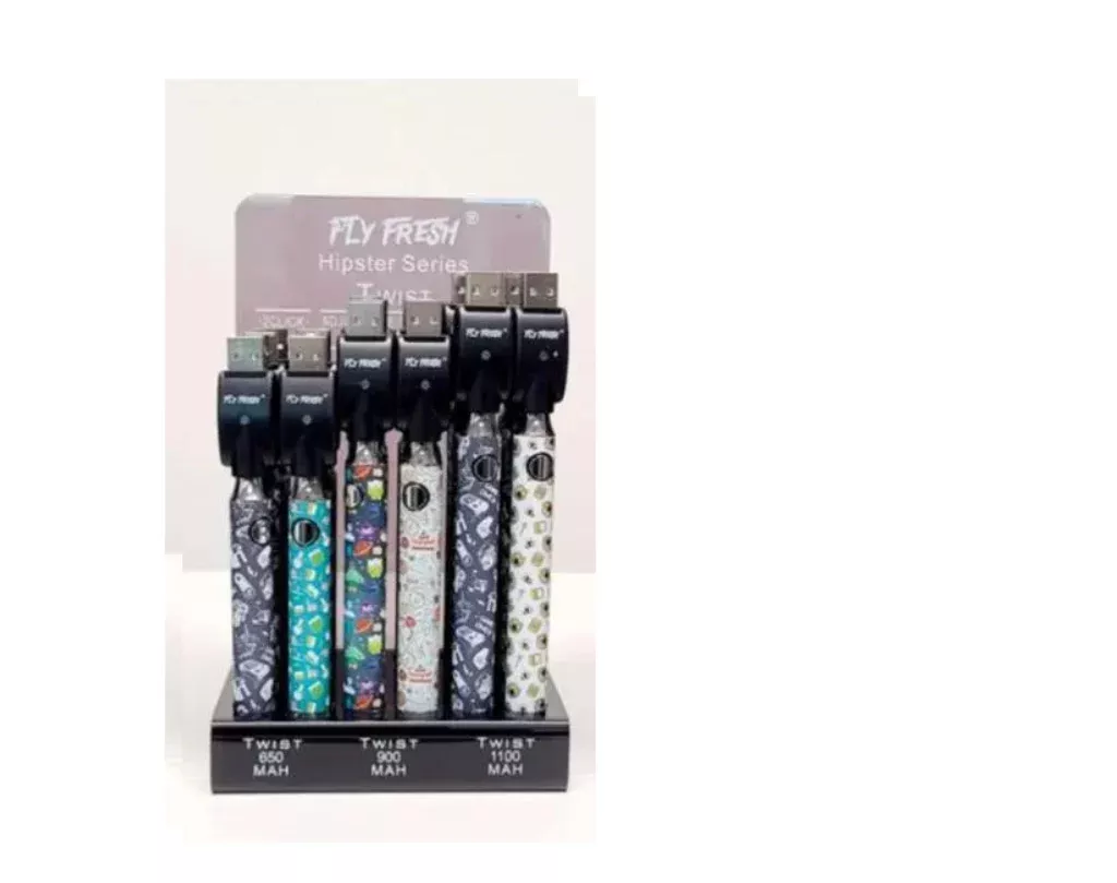 Fly Fresh Twist Battery 24ct Display – Hipster Series