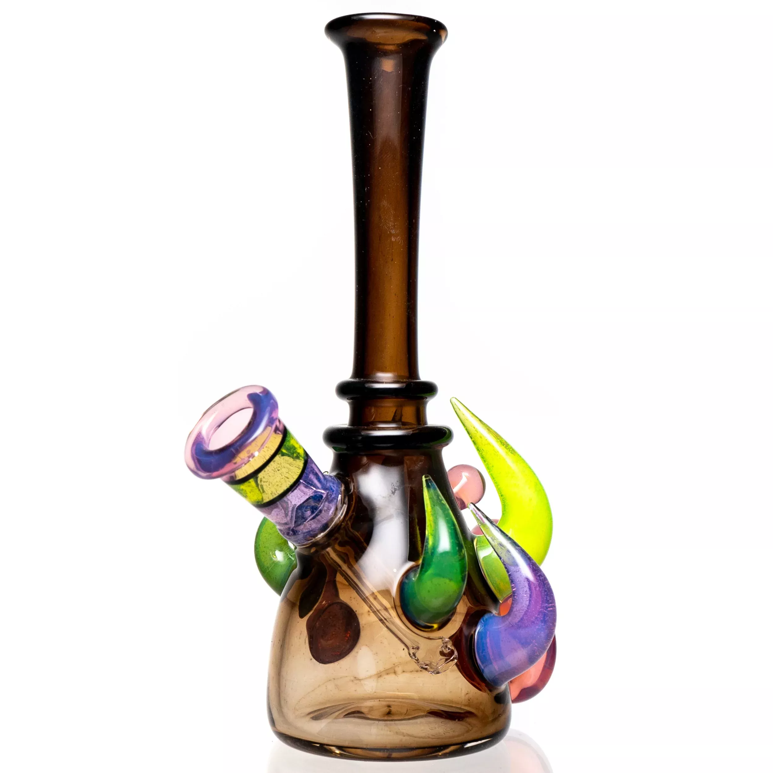 Foggy Mountain Glass - Full Color Multi Horn Tube - Greasy Black