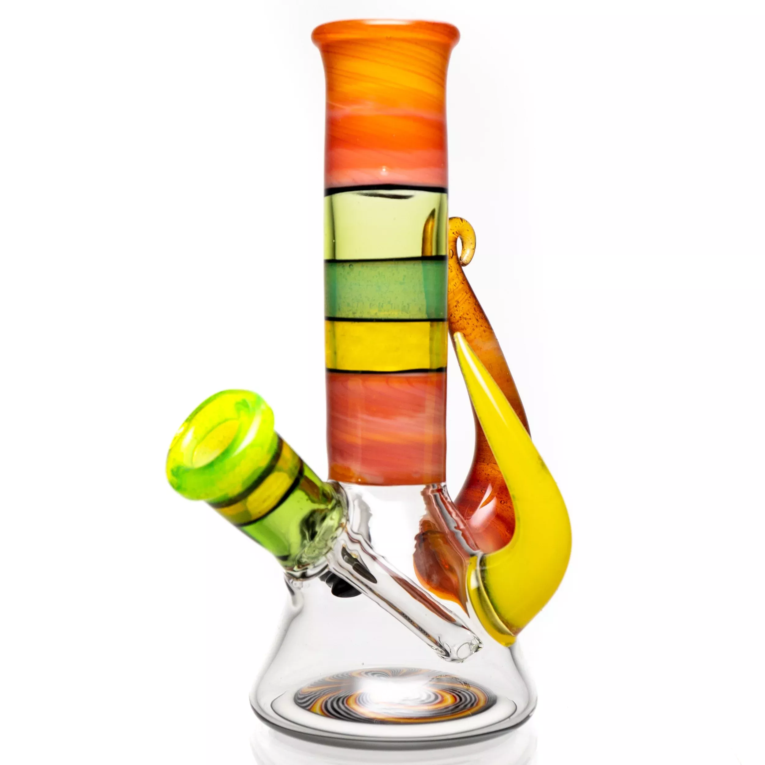 Foggy Mountain Glass - Sleevy Encalmo Tube - Tequila Sunrise Over White