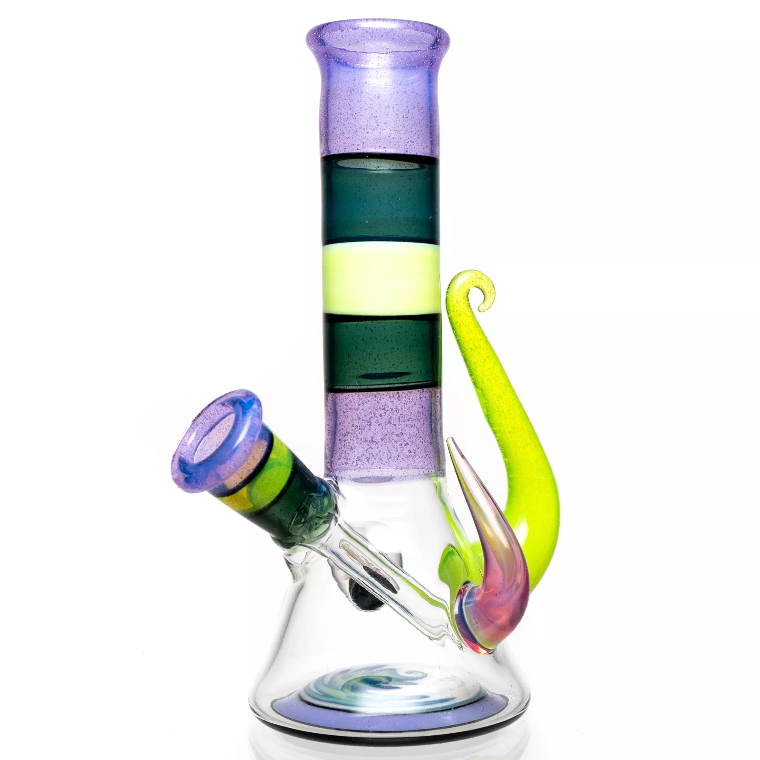 Foggy Mountain Glass - Wig-Wag Encalmo Tube - Purple Lilac