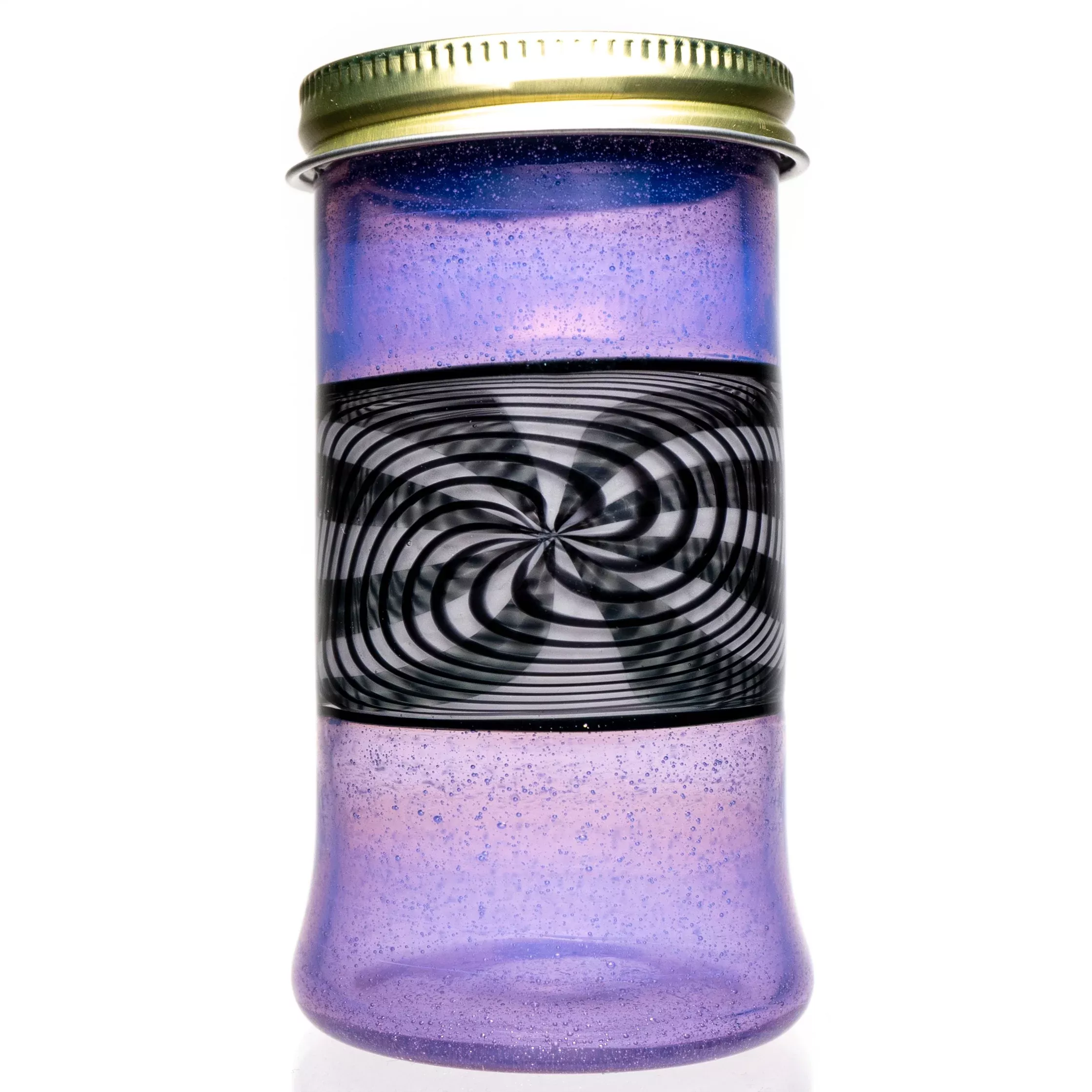 Foggy Mountain - Worked Twist Top Jar - Large - Purple Lilac