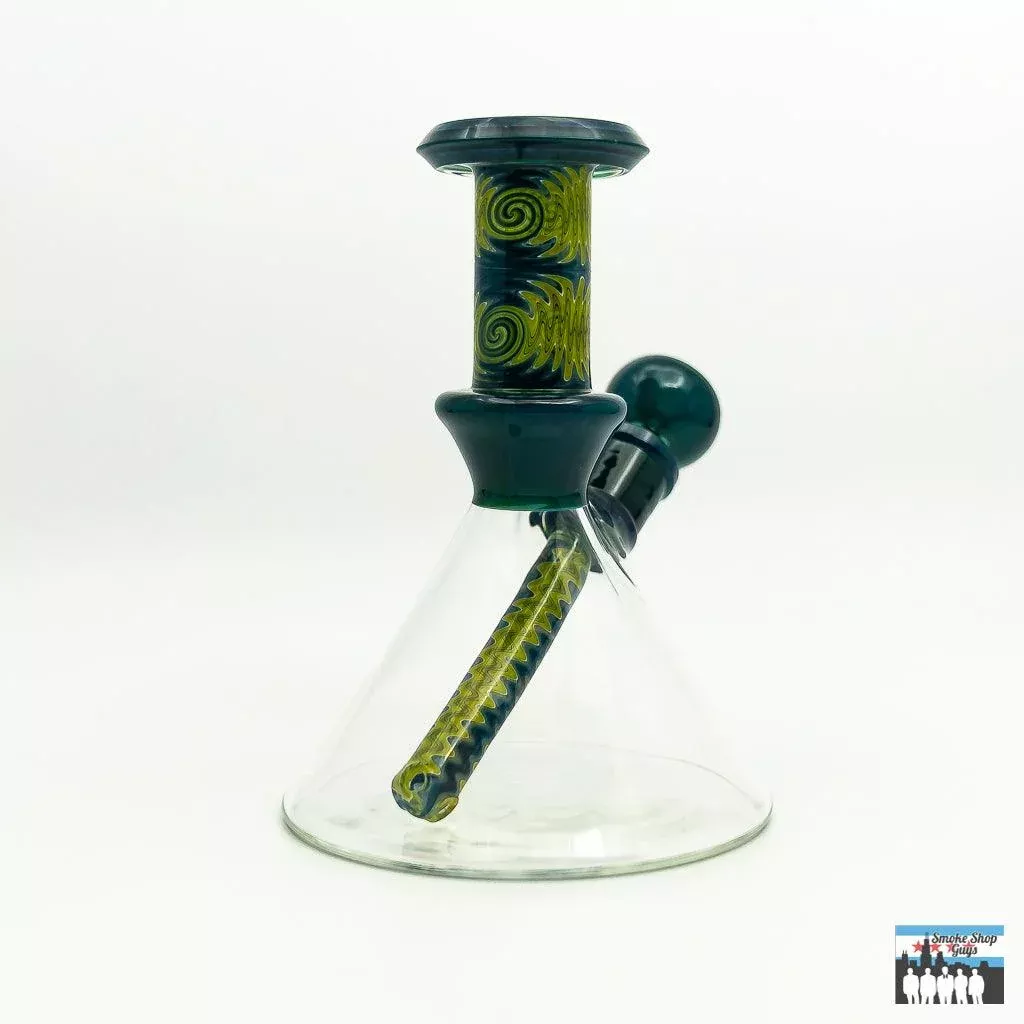 Fogz Glass Wig Wag Beaker – Artistic Design with Premium Slide