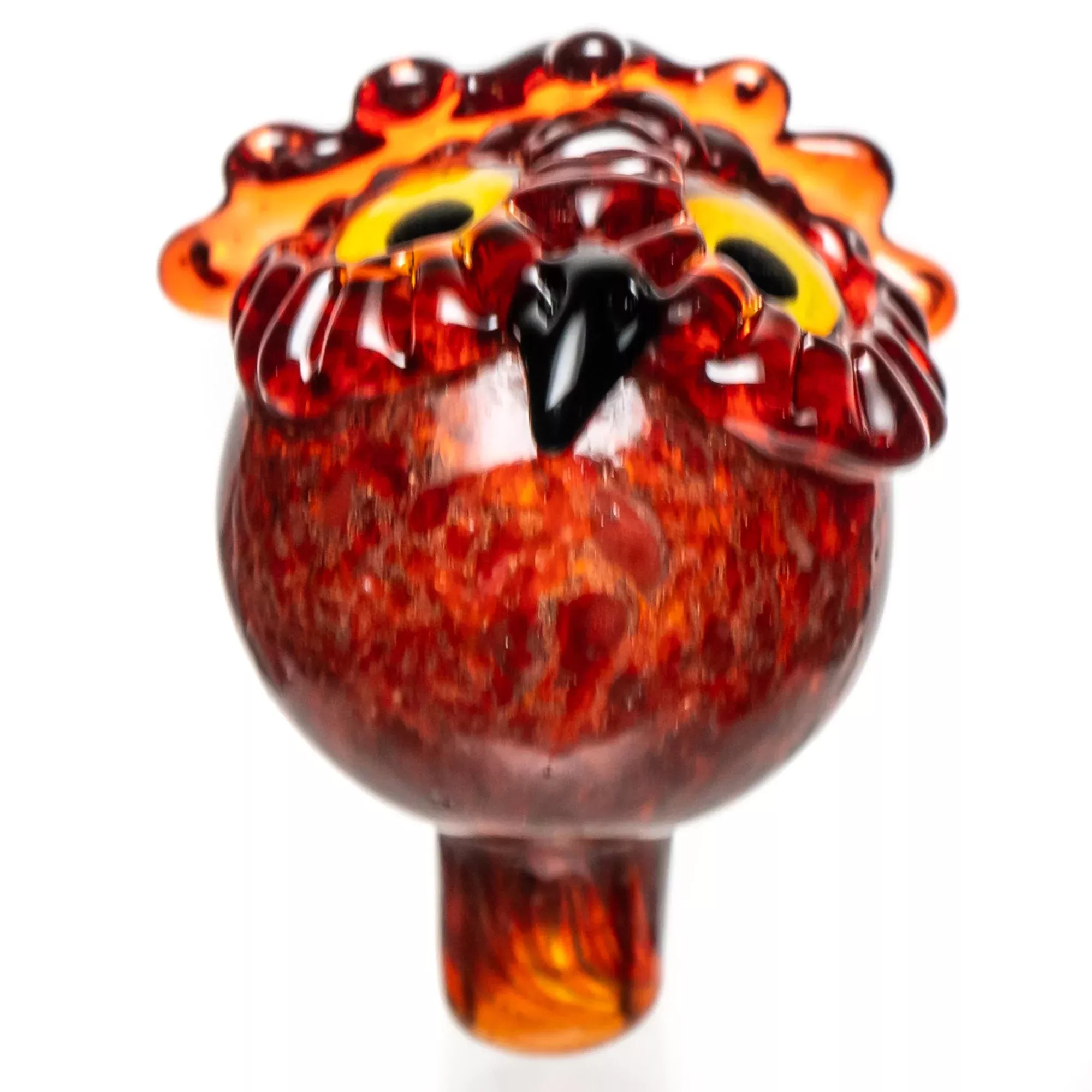 Four Winds Flameworks - Owl Bubble Cap - Rust Frit