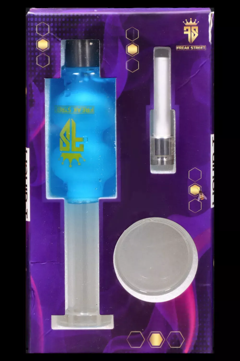 Freak Street Glycerin Nectar Collector w Ceramic Screw Tip – 14mm