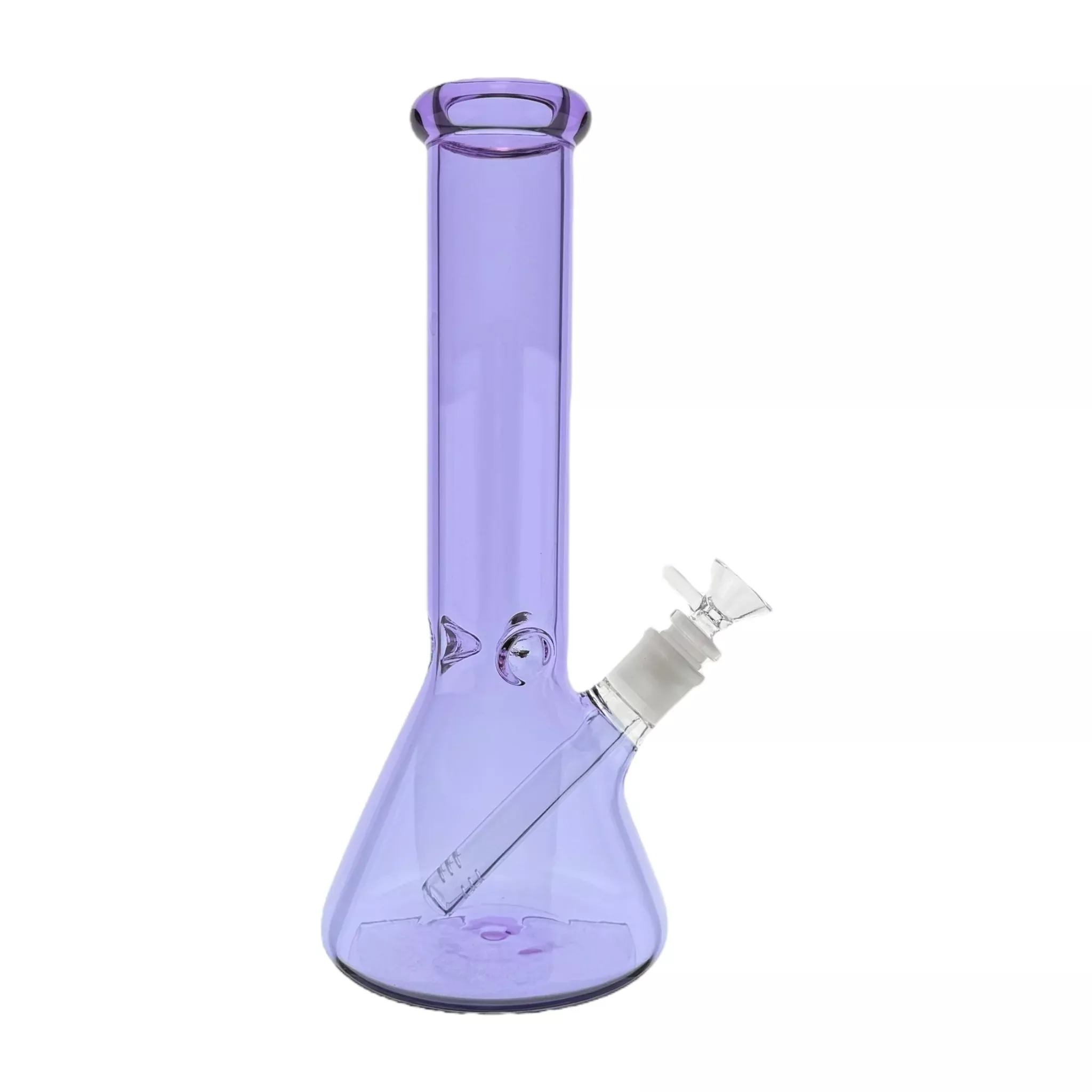 Full Puple Beaker Base Glass Bong 12 Inches Tall