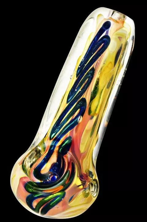 Fumed Glass Spoon Pipe