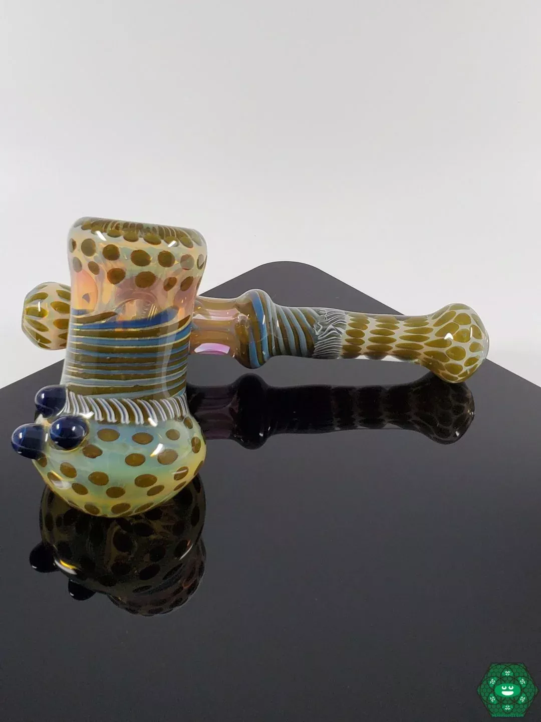Fumed Side Car Glass Pipe - Unique Design with Smooth Functionality