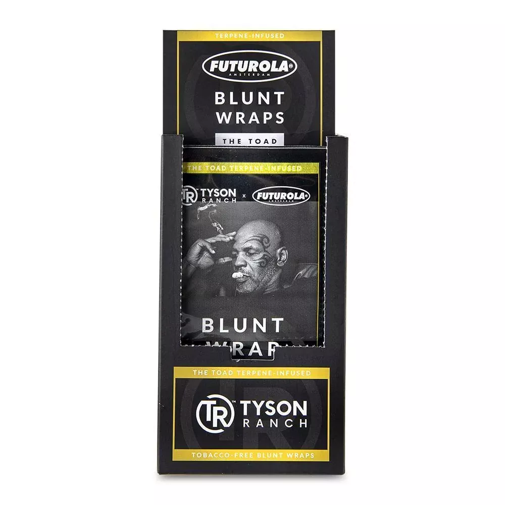 Futurola x Tyson Ranch Terpene Infused Blunt Wraps – 25ct Display