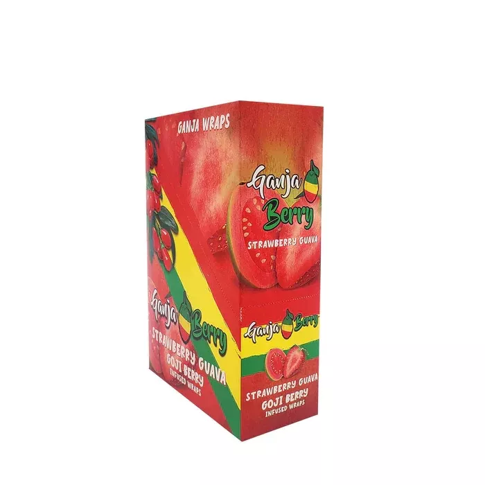 Ganja Berry Infused Wraps – 24 Count Display Box 2pk