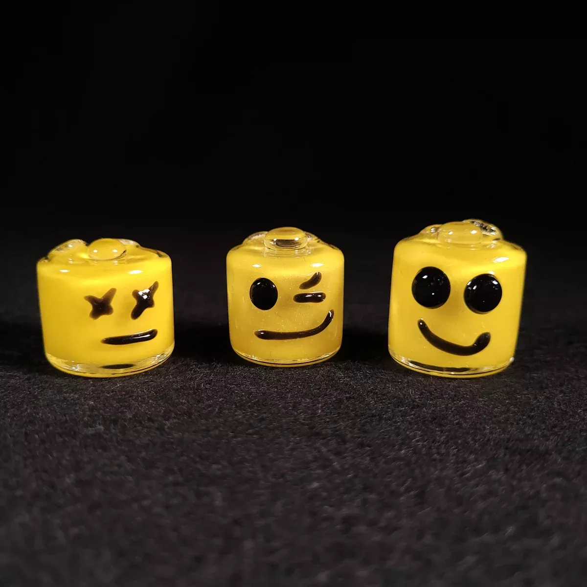 Garner Glass - Lego Head Pendants
