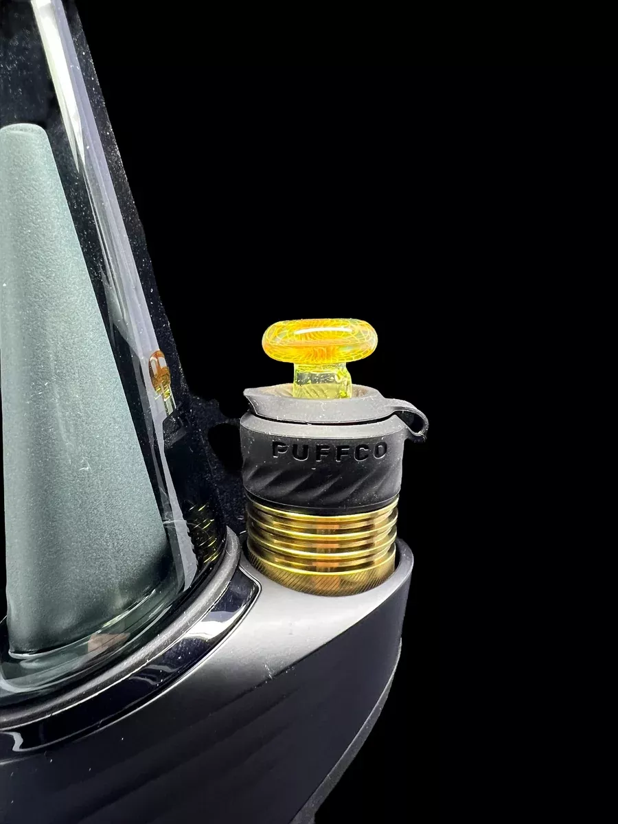 Gatez Glass Fumicello Joystick Caps - 3DXL Handcrafted Glass Carb Caps (Assorted Colors)