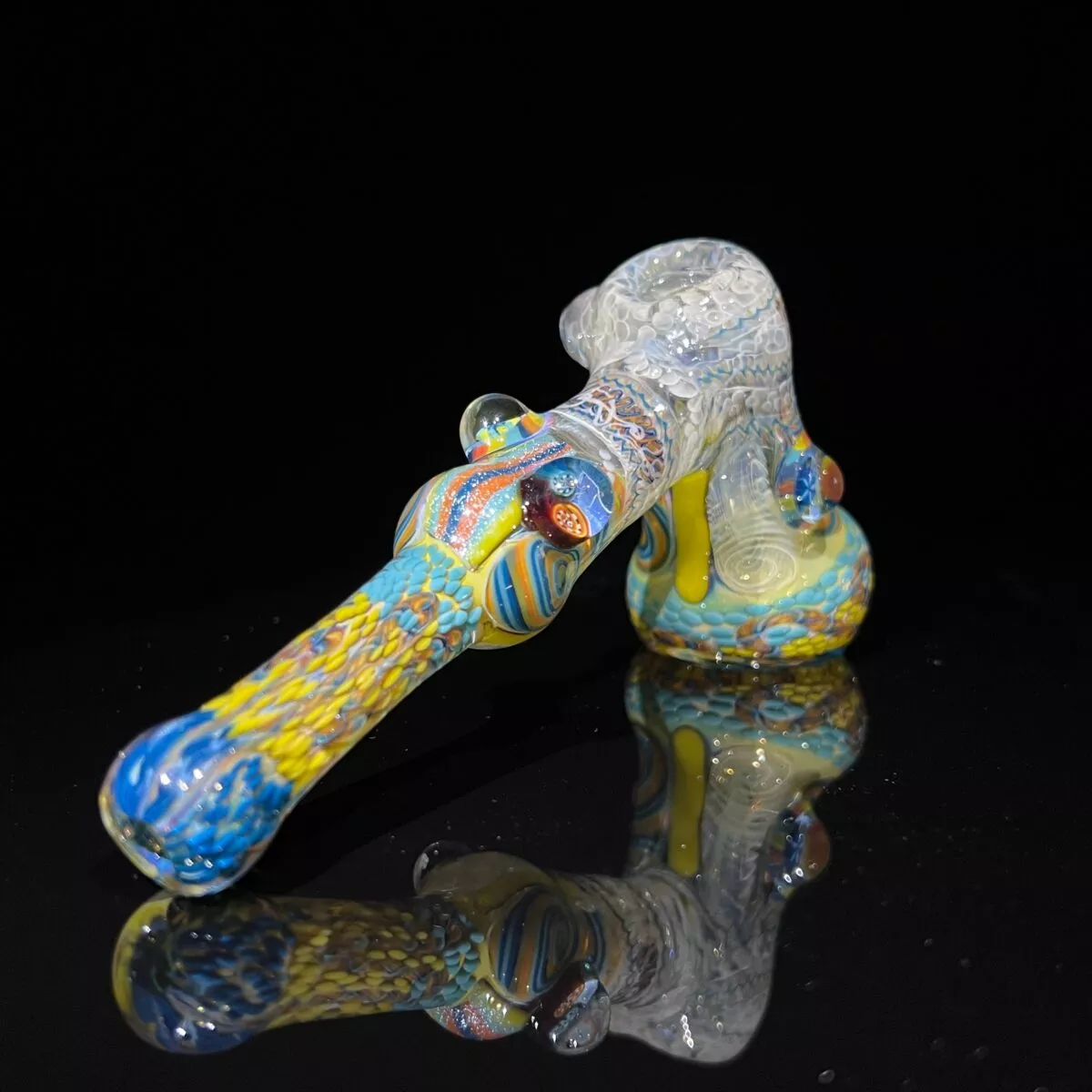 Glass Berry Cupcake Hammer Bubbler 2