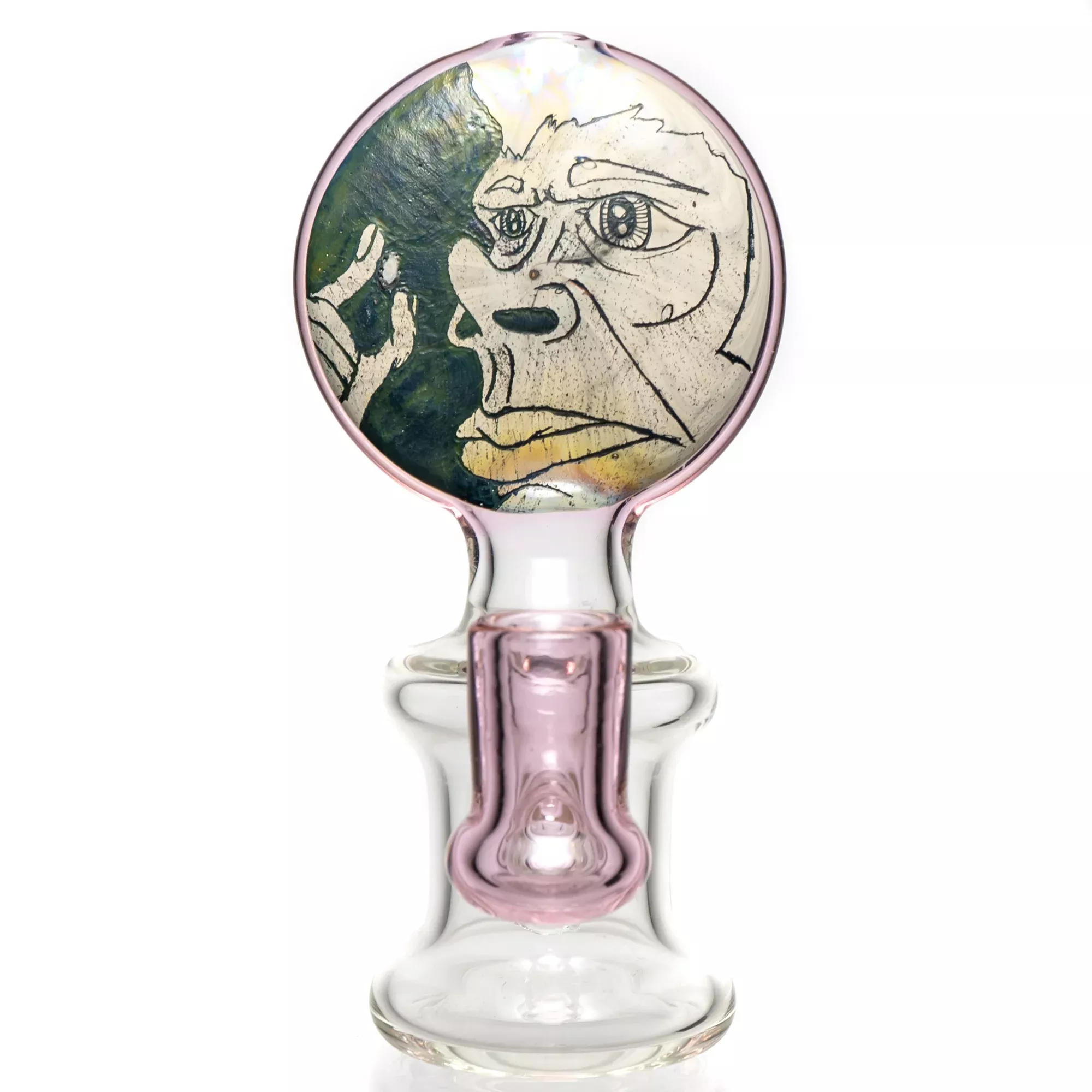 Glass by Ging - Etched Monkey Man Rig