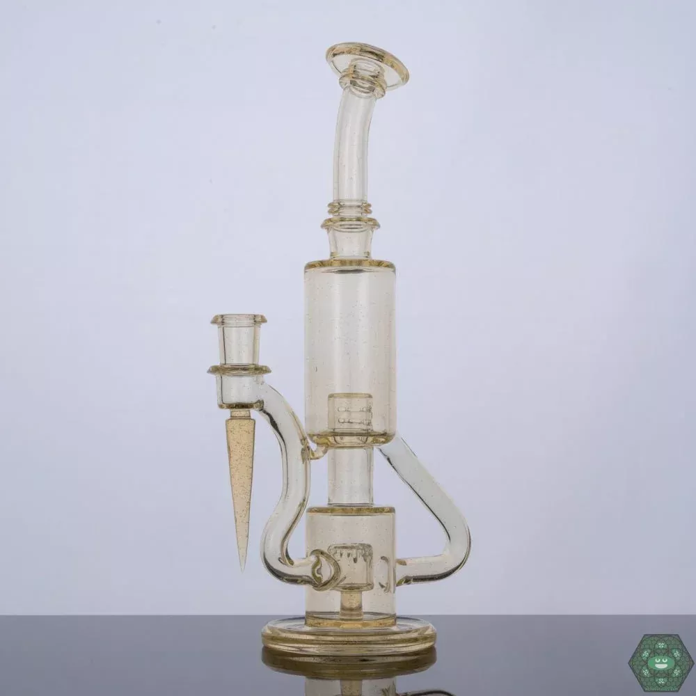 The Glass Carpenter Plasma Bubble Dumper - 10MM Handcrafted Dab Rig with Unique Bubble Perc