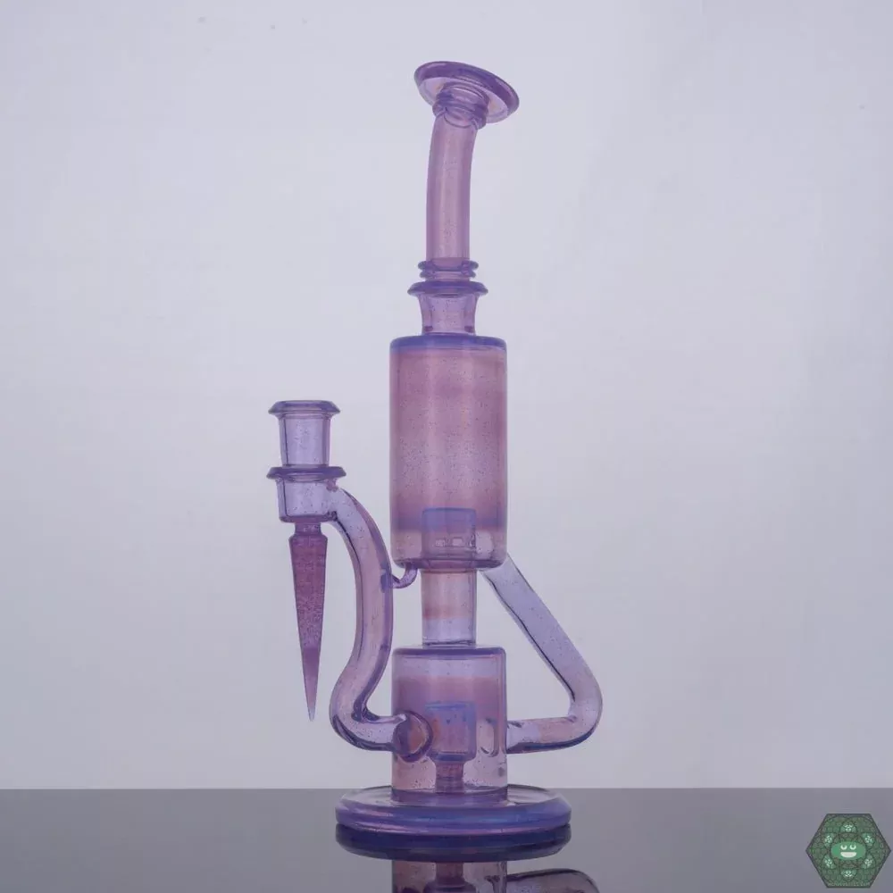 The Glass Carpenter Purple Lilac Bubble Dumper Carb Cap - Enhanced Vapor Control