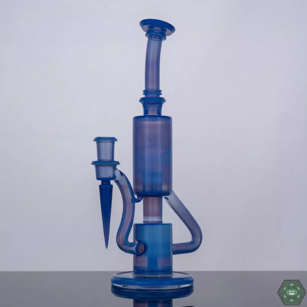 The Glass Carpenter Sonic Bubble Dumper - 14MM Recycler Rig with Sonic-Inspired Bubble Perc for Enhanced Filtration