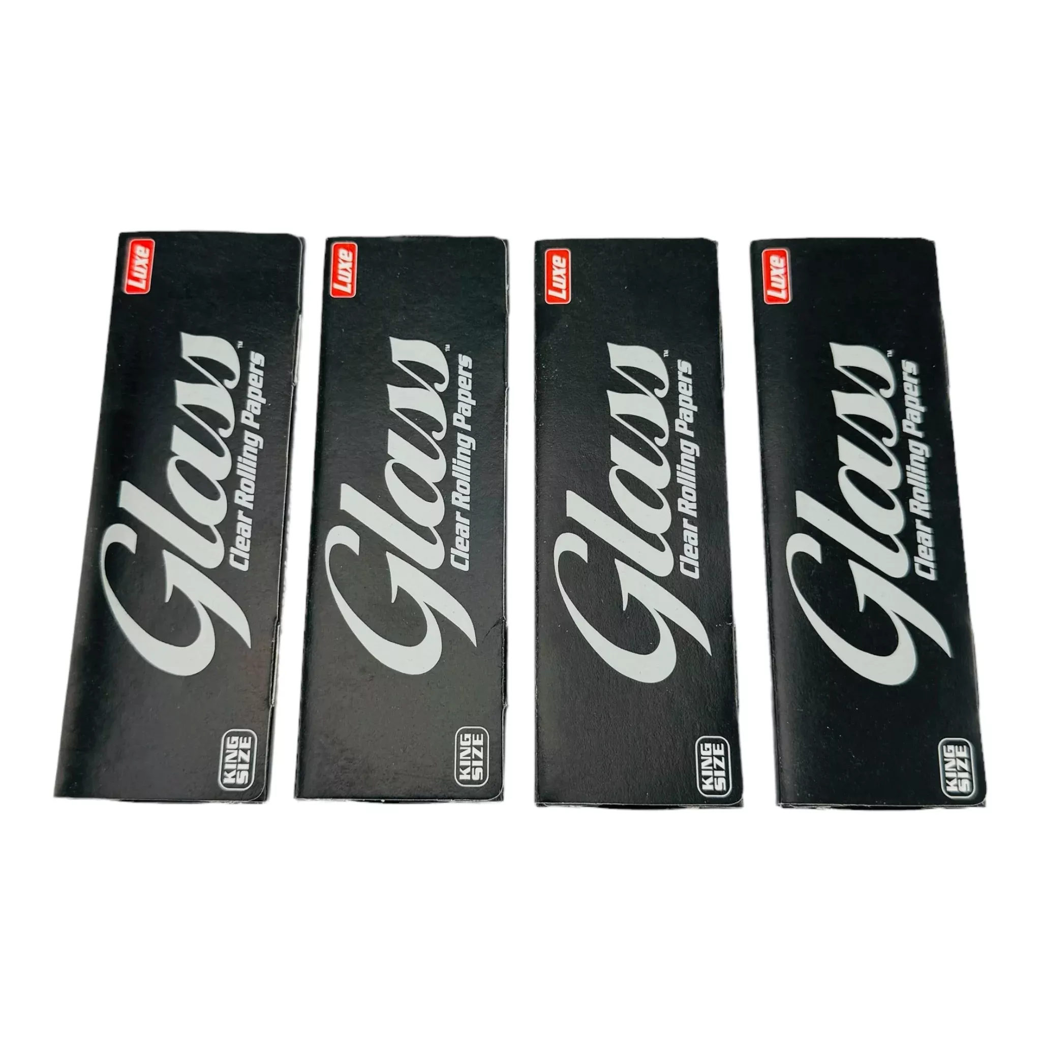 Glass Clear King Size Rolling Papers 4 Packs