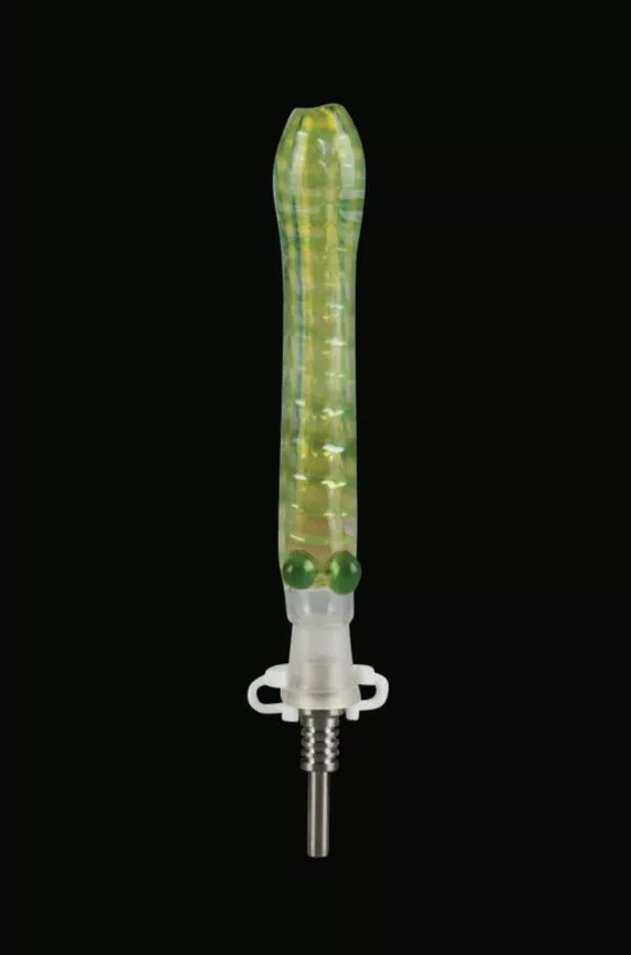 Glass Dab Collector Straw with 10mm Titanium Tip