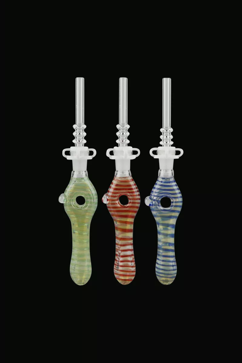 Glass Donut Dab Straw Nectar Collector