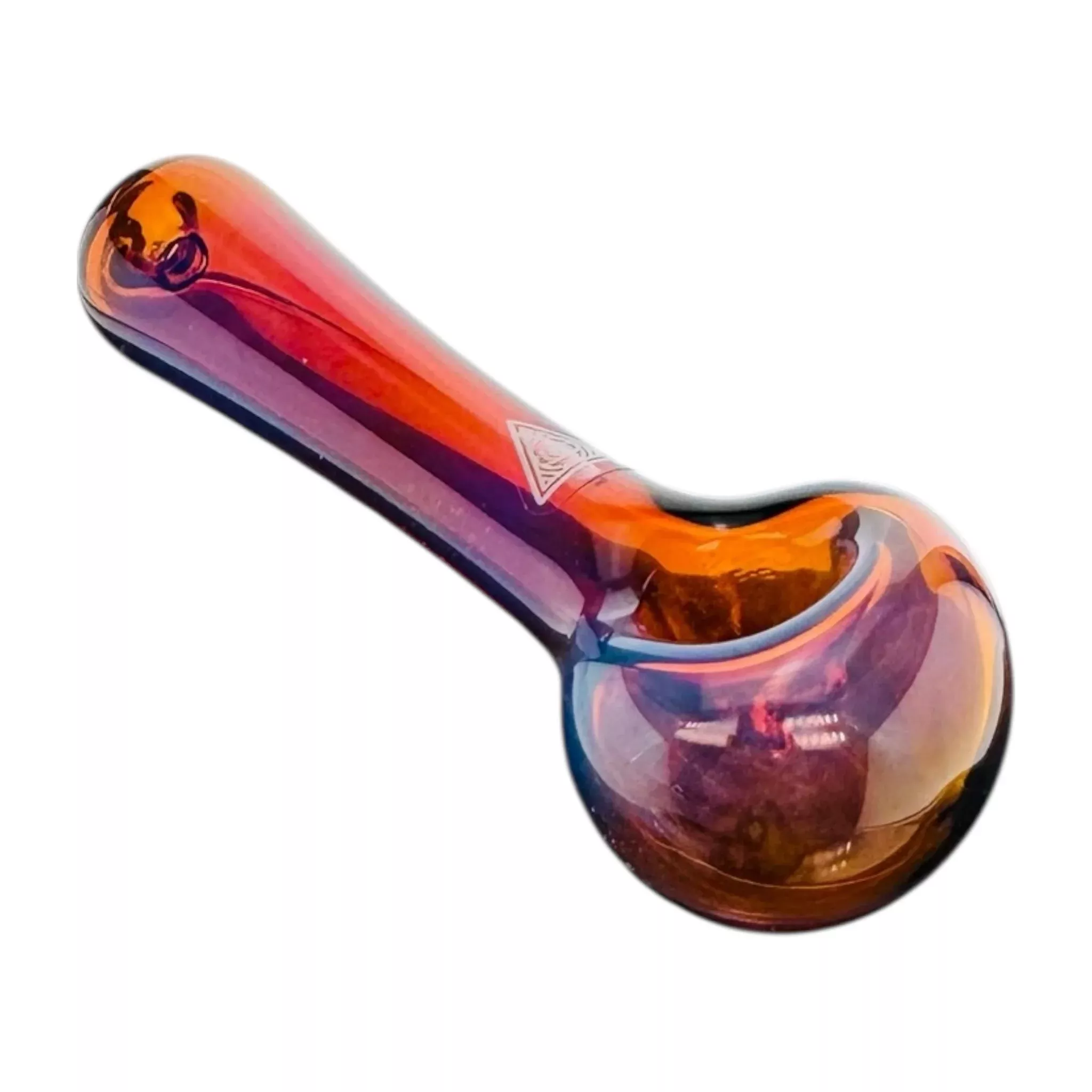 Glass Hand Pipe With Five Holes