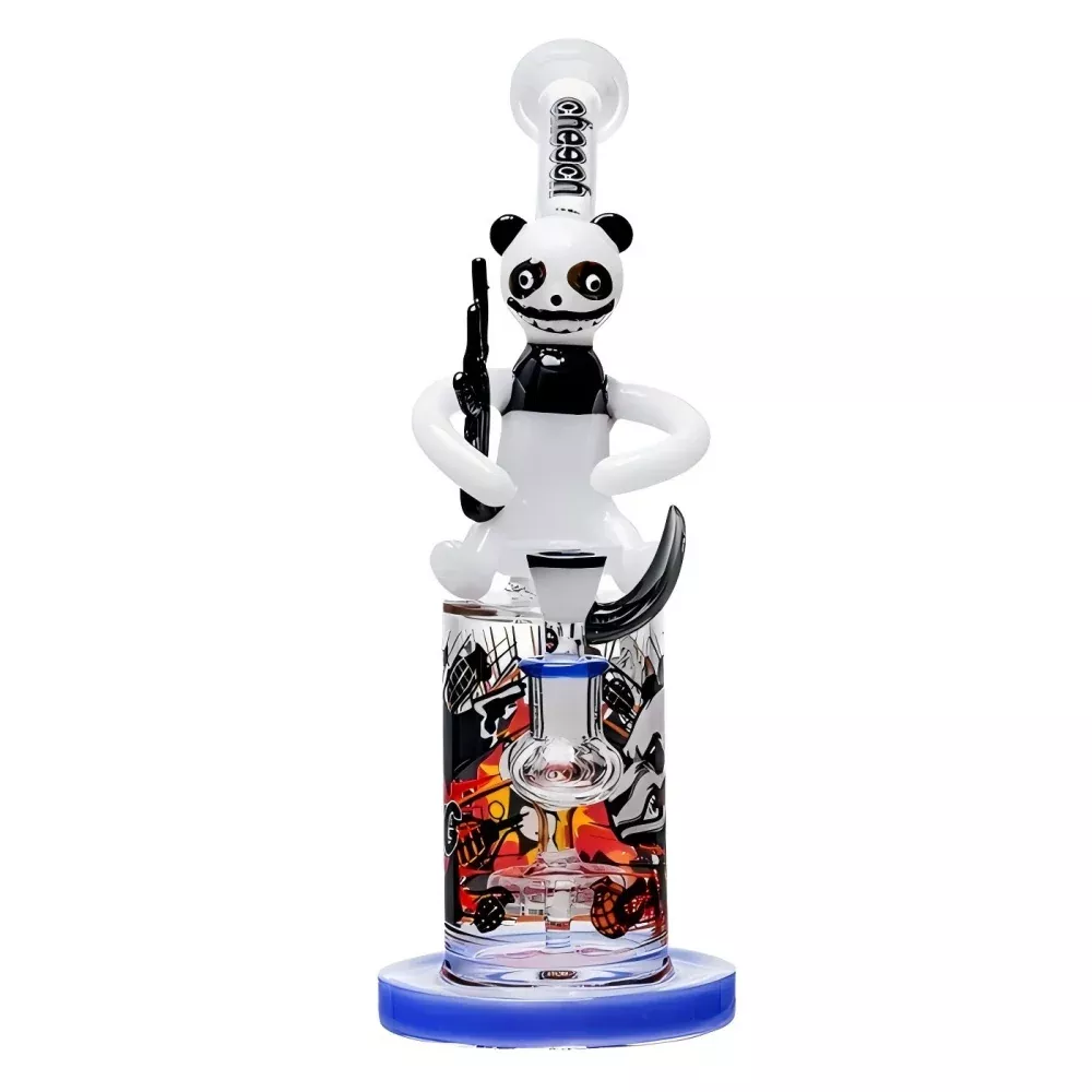Glass Panda Bong 11"