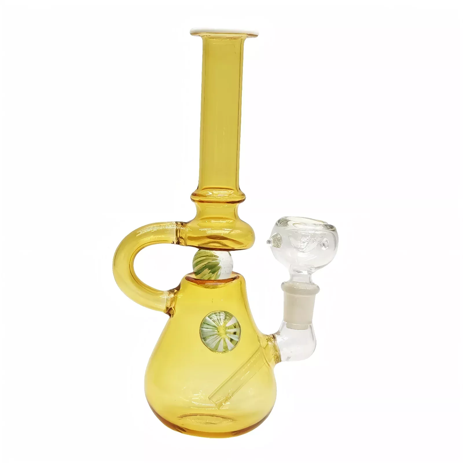 Glass Water Bong With Fancy Glass Bowl
