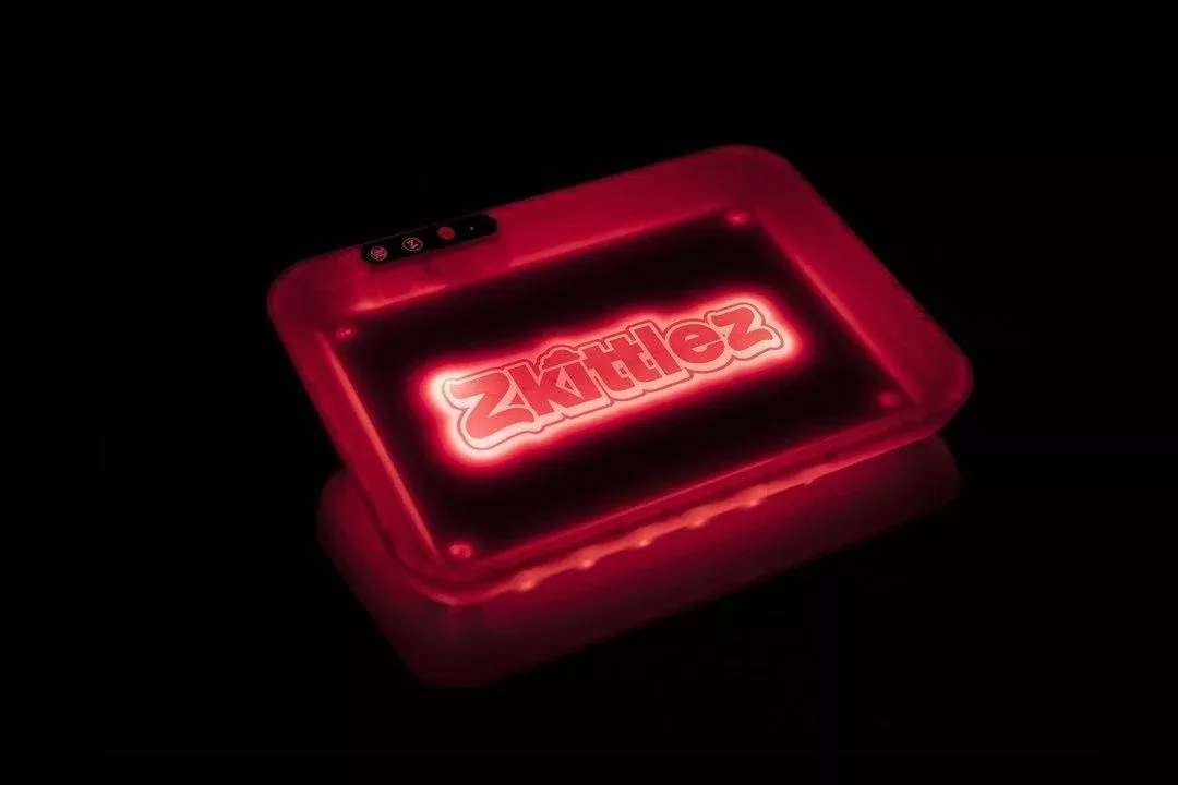 Glow Tray x Zkittlez | Illuminated Rolling Tray | Assorted Colors
