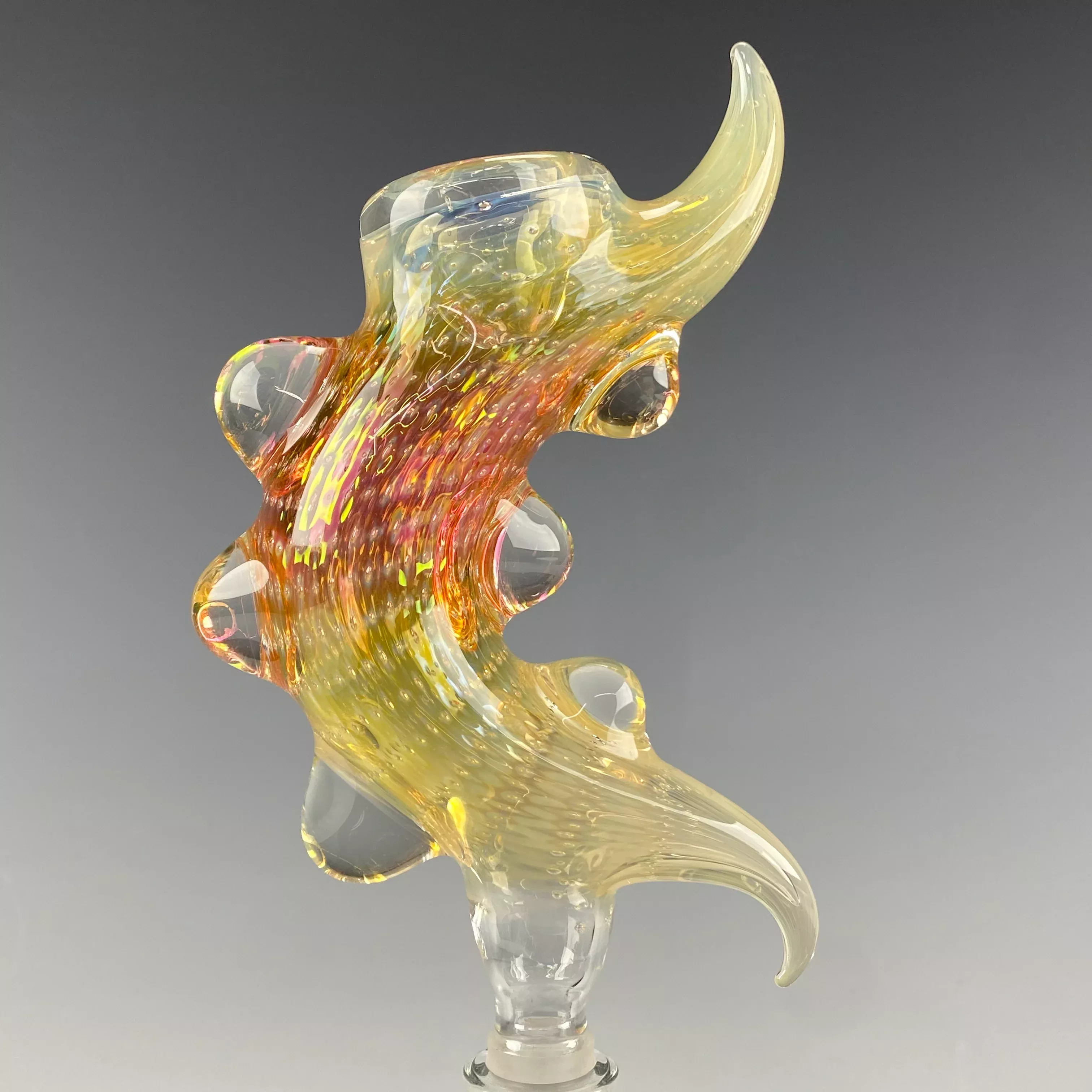 "Gold Fumed Bubbletrap" Slide by Steve Sizelove