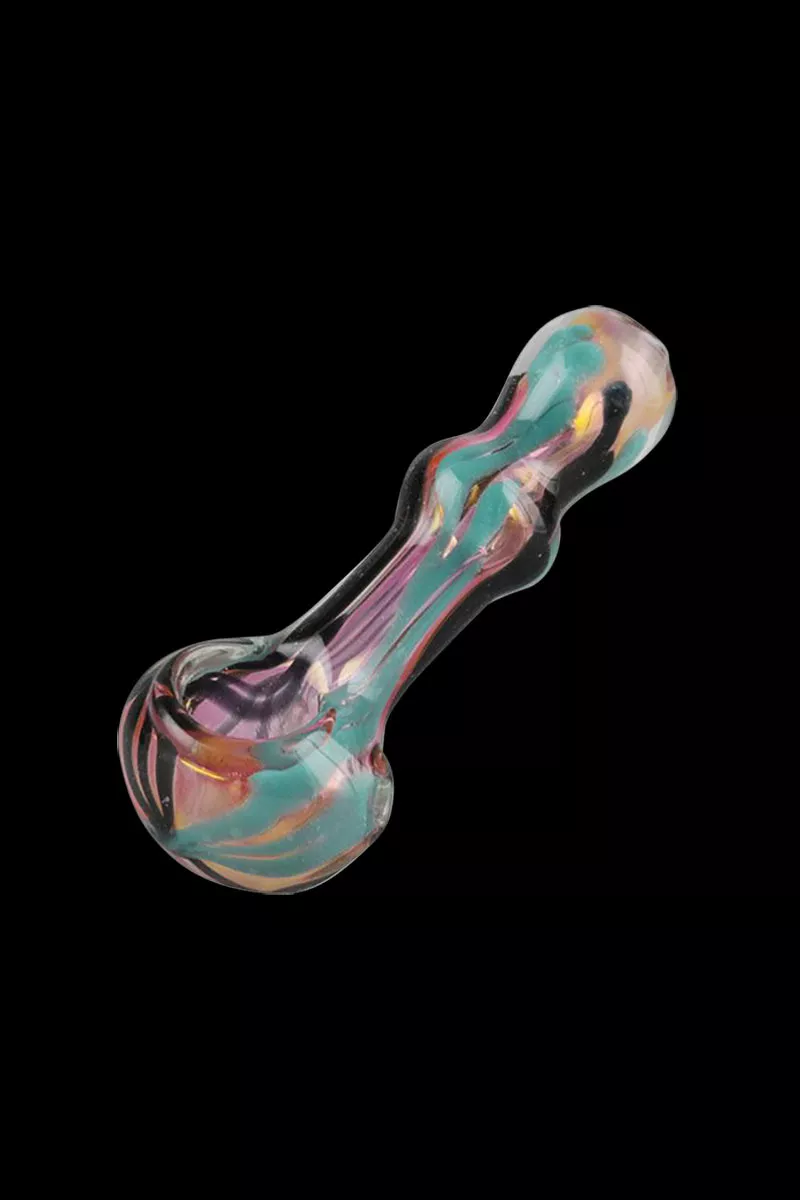 Gold Fumed Wig-wag Hand Pipe