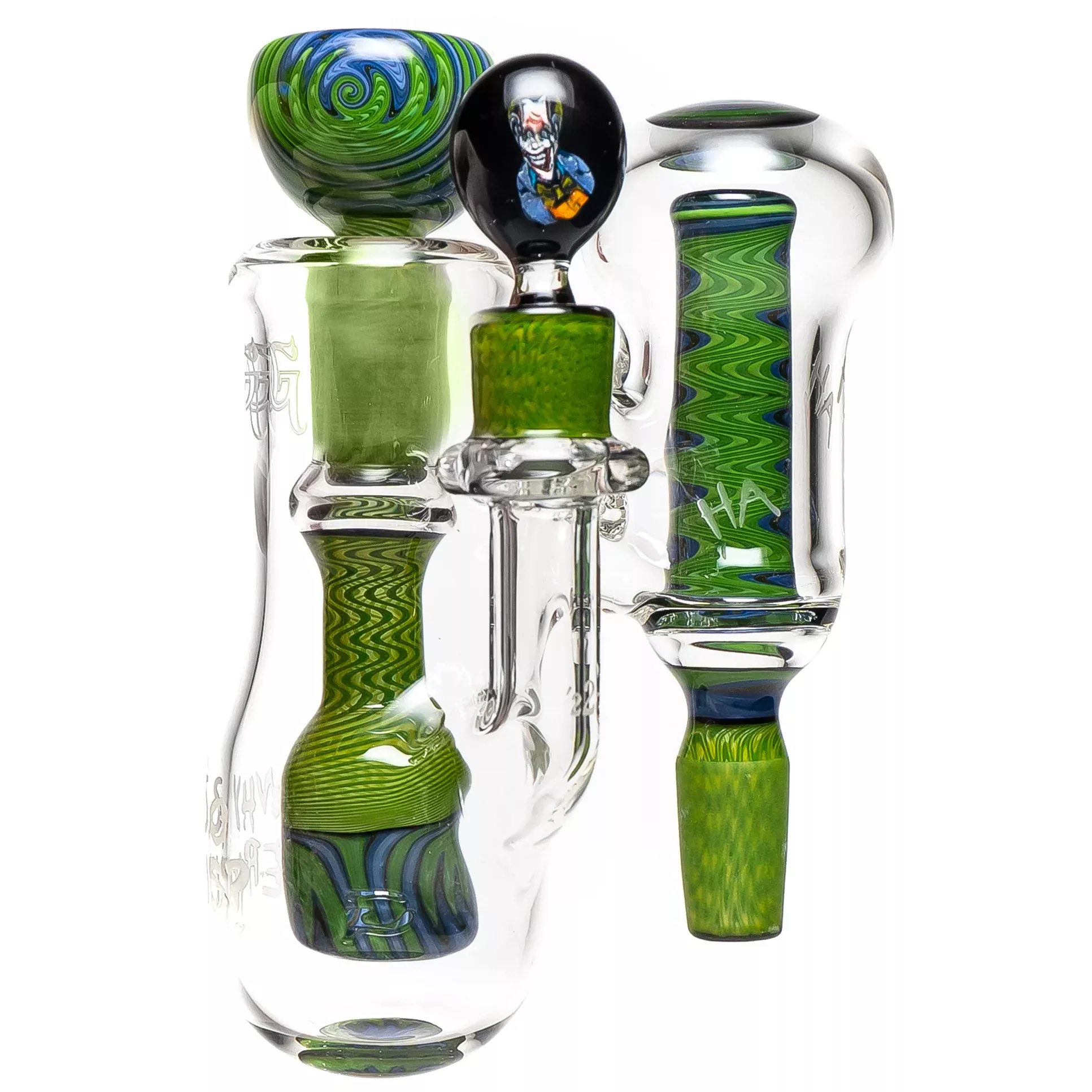 Goldman Glass - Ash Catcher Set - 14mm - Joker