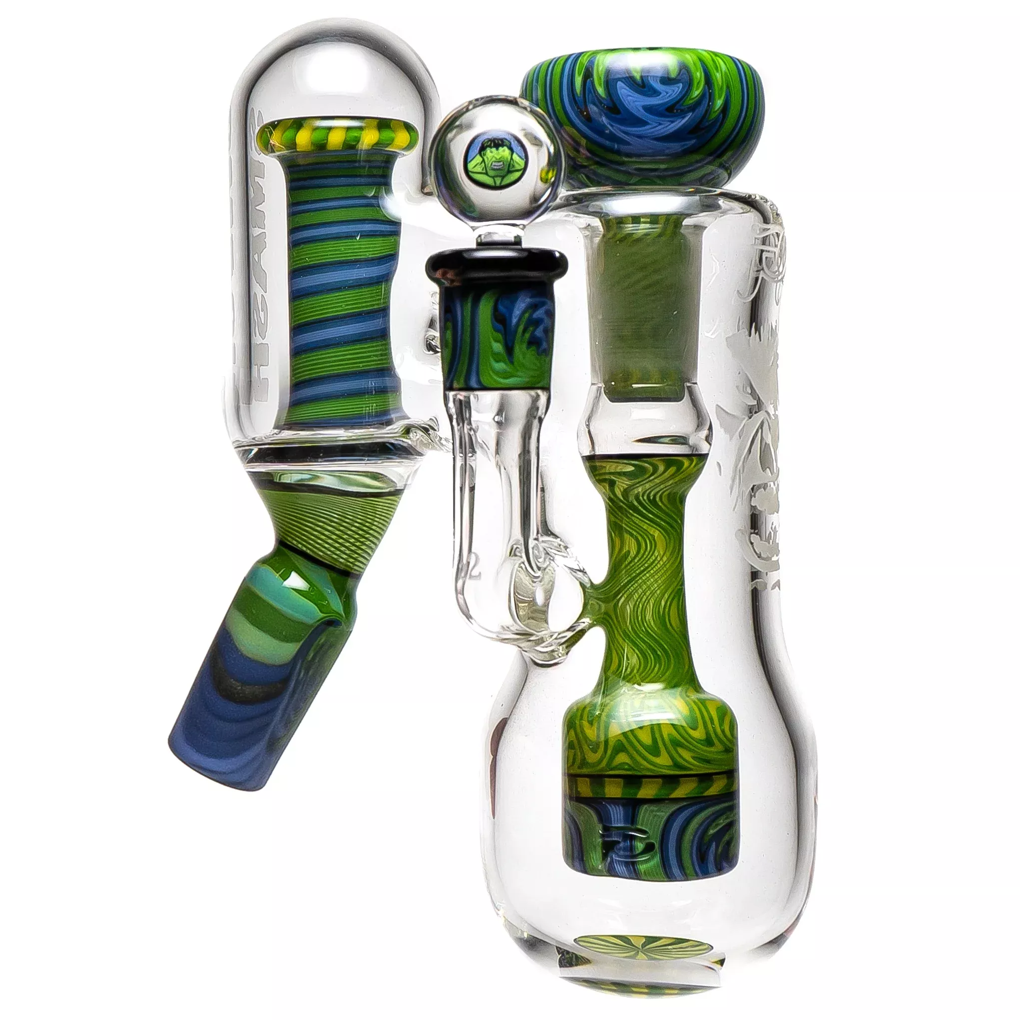 Goldman Glass - Ash Catcher Set - 18 /14mm - Hulk