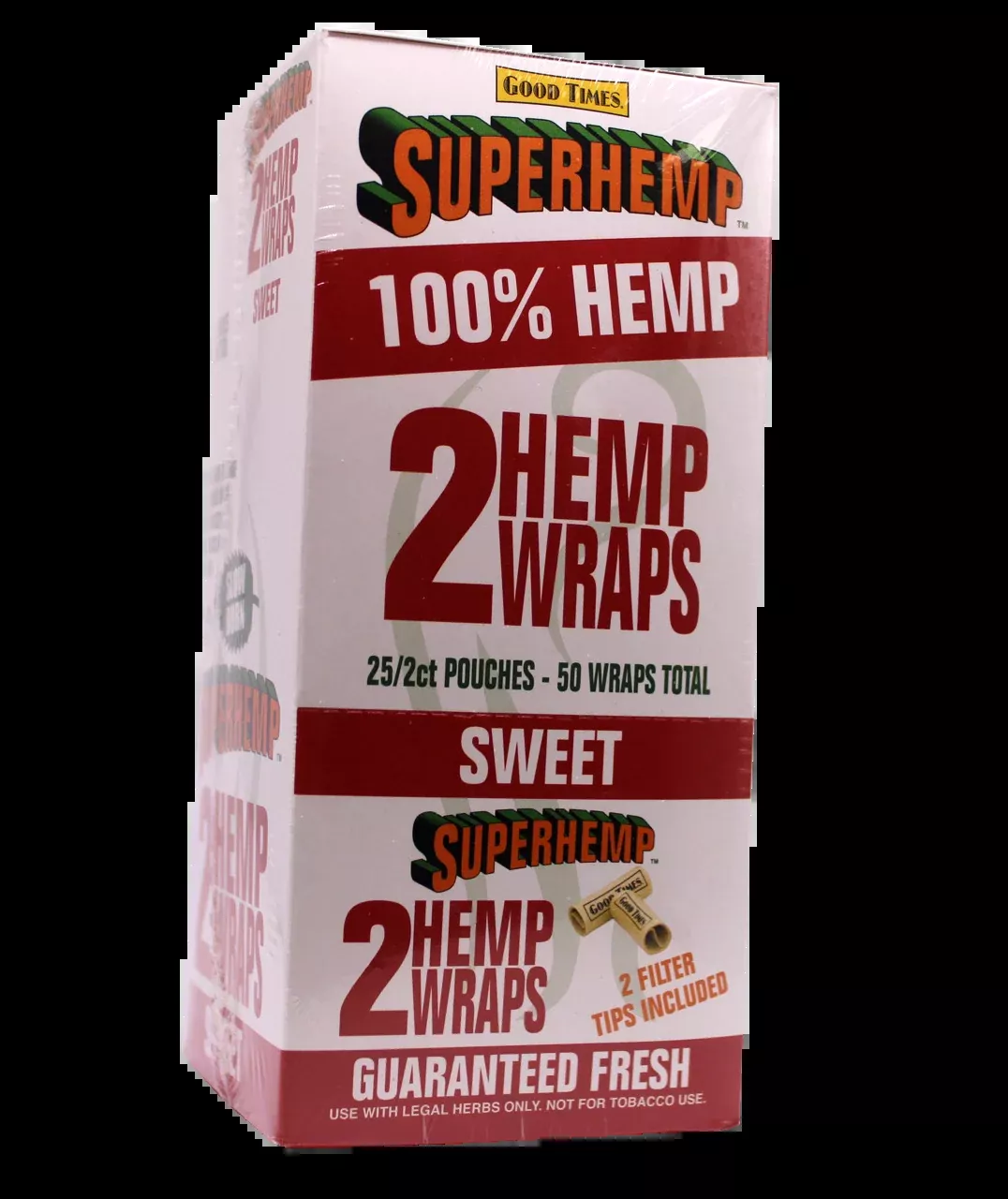 Good Times Superhemp Wraps – 25-Count Display Box
