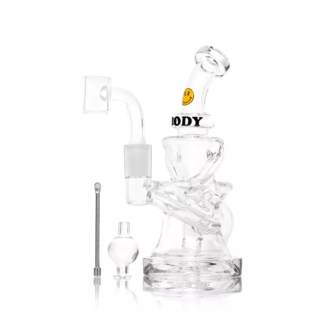 Goody Glass Miss Swiss Mini Dab Rig 4-Piece Kit