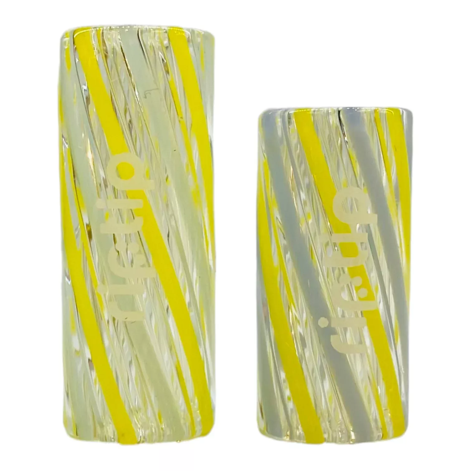Gordo Scientific - RipTip - Celestine Blue & Yellow 12mm Wide Regular Length
