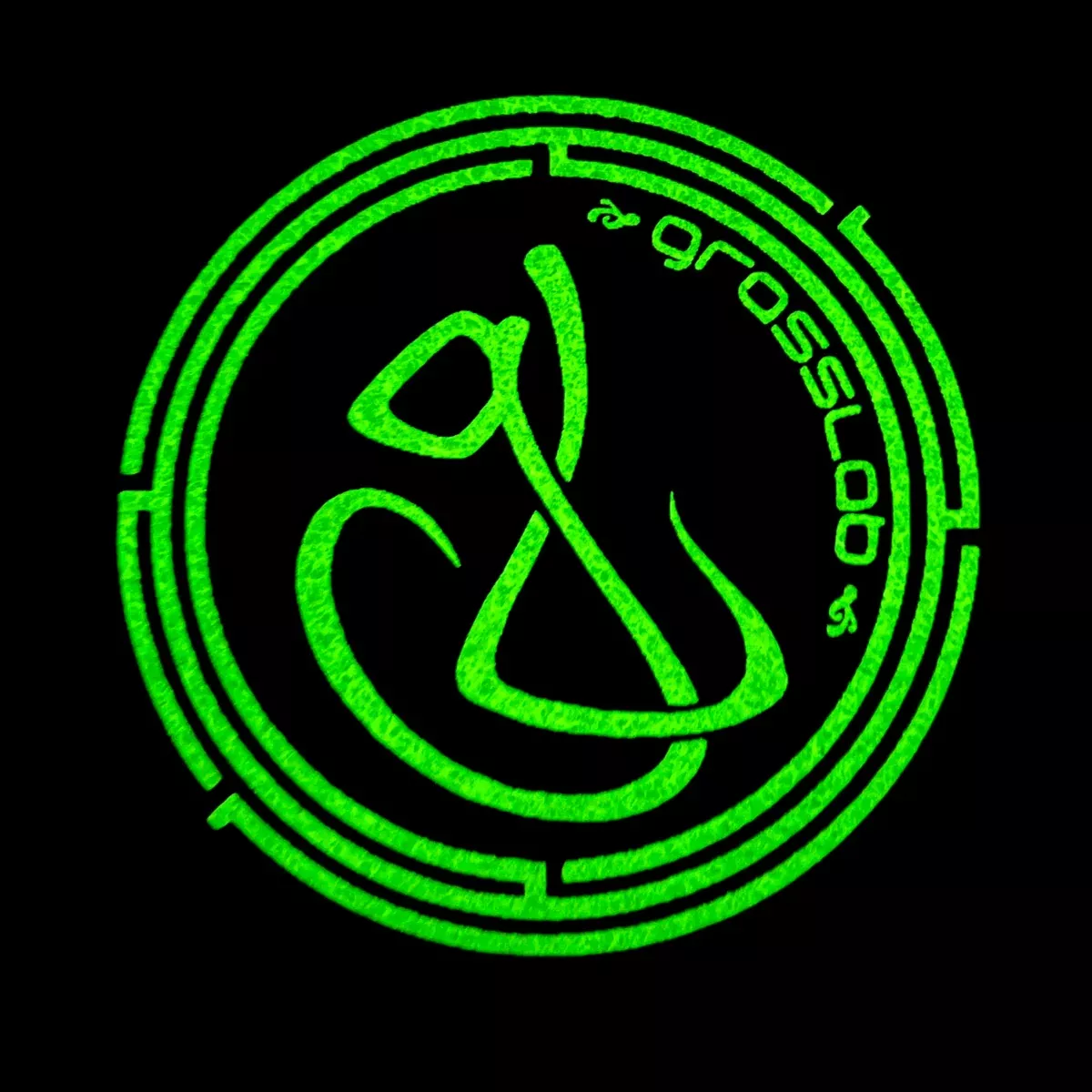 Grass Lab Quartz - Glow in the Dark Logo Moodmat