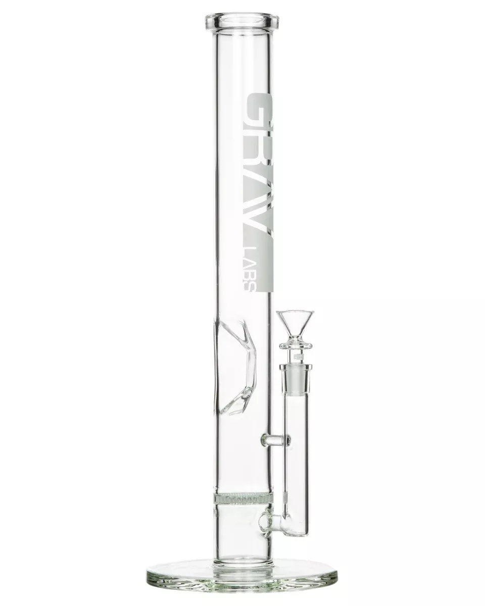 Grav Labs 16" Honeycomb Perc Straight Tube Water Pipe