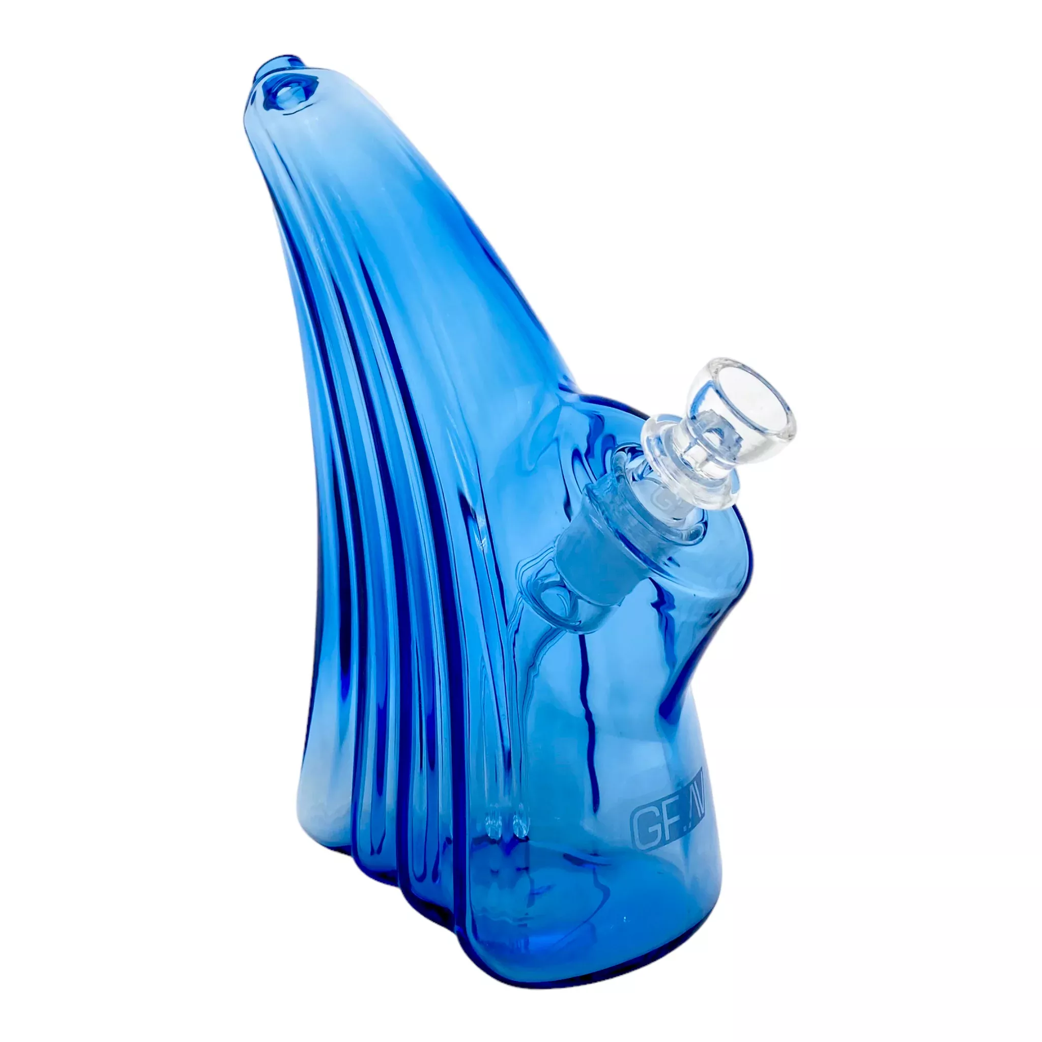 Grav Labs Wave Bubbler Bong Light Cobalt