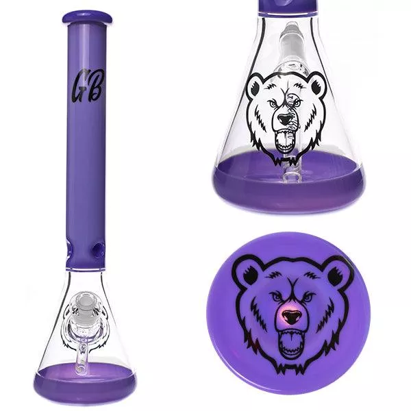 Green Bear 18" Full Color Beaker (Assorted Colors)