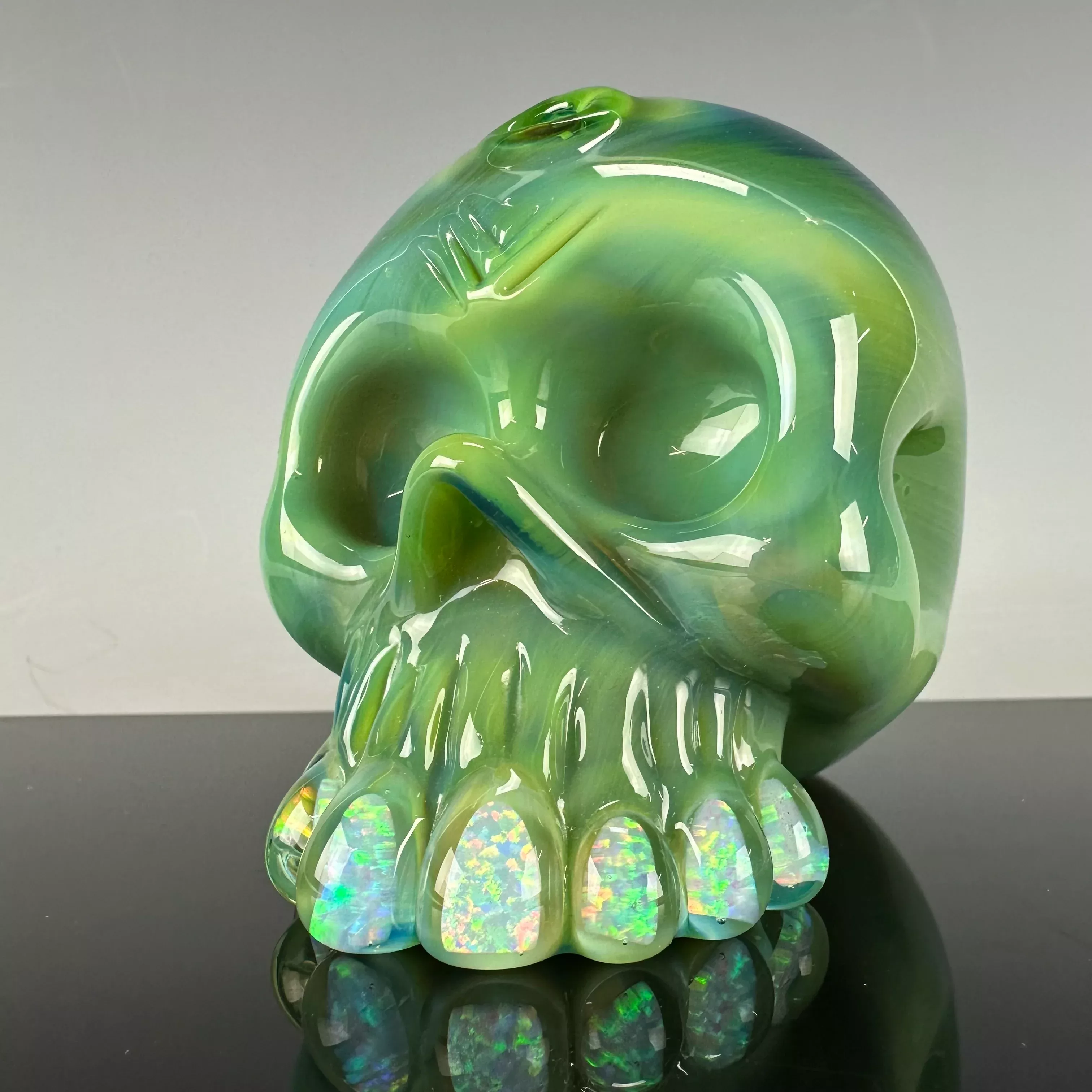 "Green Energy" Skull Shredder by Carsten Carlile