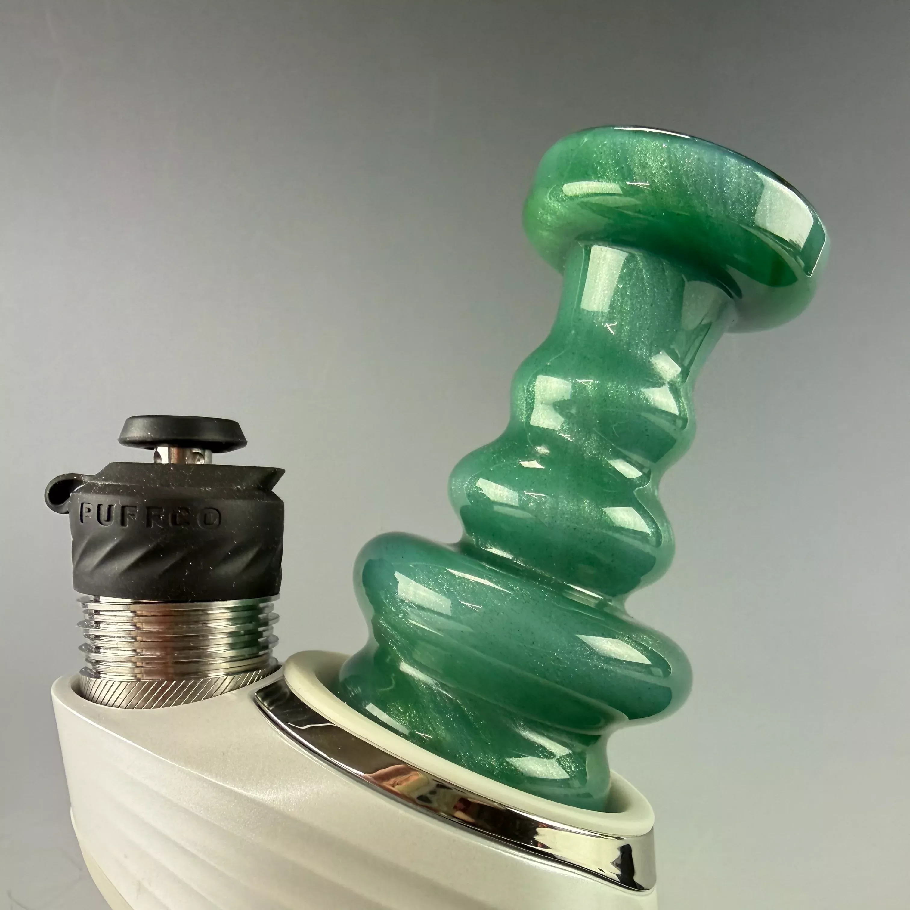 "Green Stardust over Lavender" Puffco Dry Top by Carsten Carlile