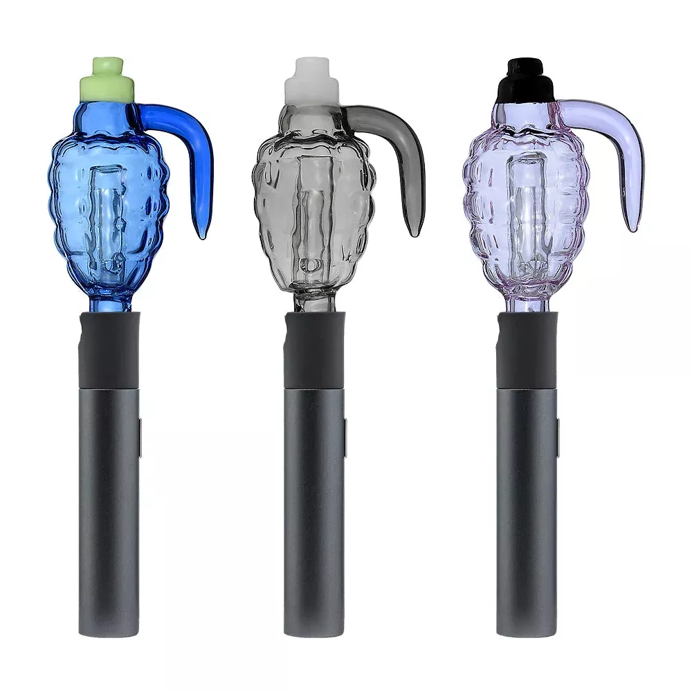 Grenad Styled Artisan Glass Attachment for Puffco Pivot | Calibear