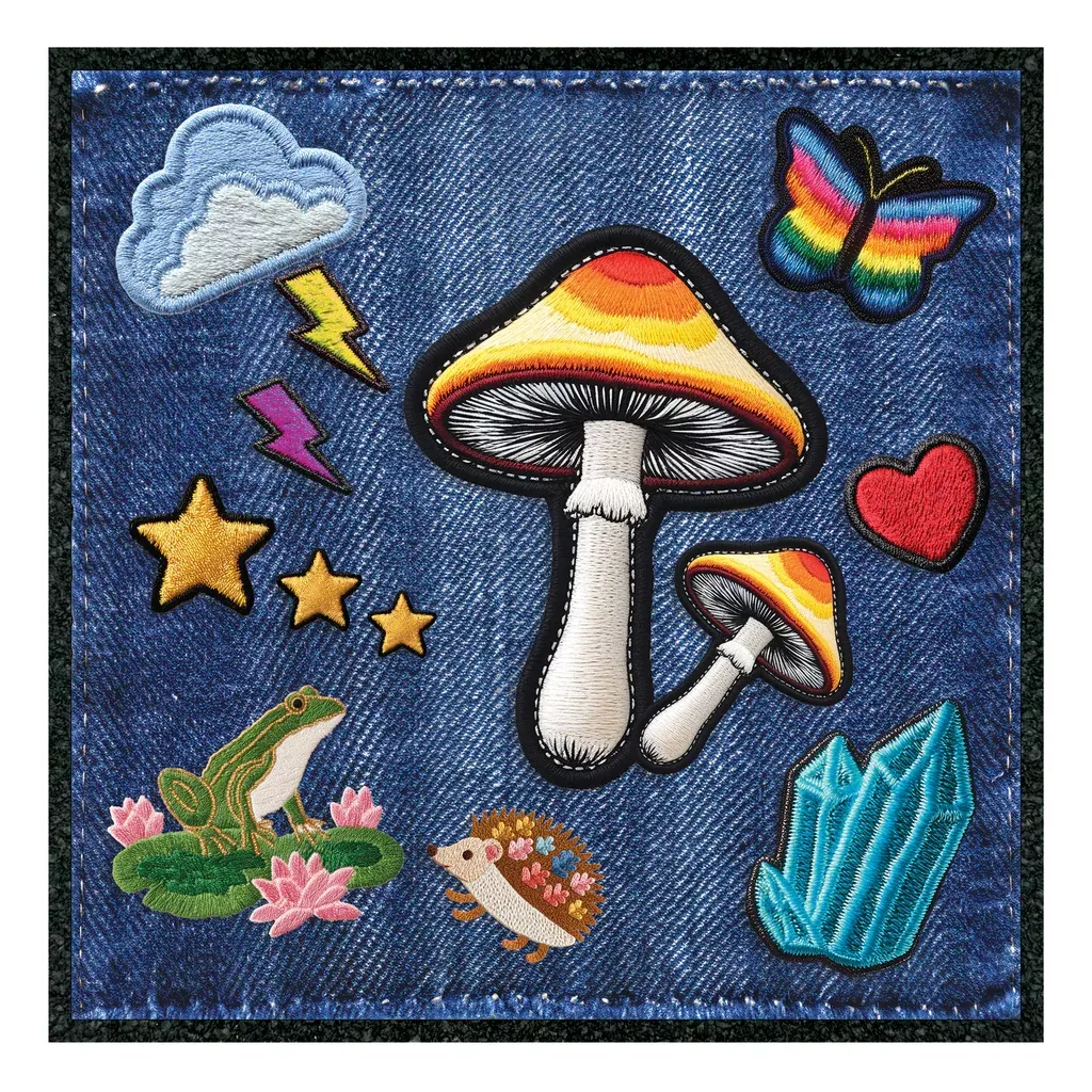 "Groovy Denim 12" by Mood Mats