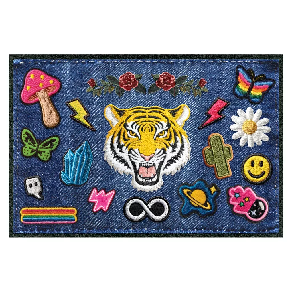 "Groovy Denim Sesh" by Mood Mats
