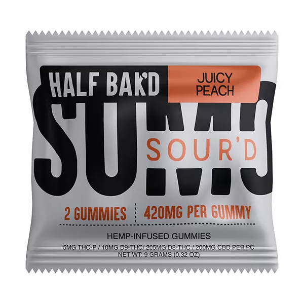 Half Bak’d Sumo Sour’d Gummies | 420mg (2ct)