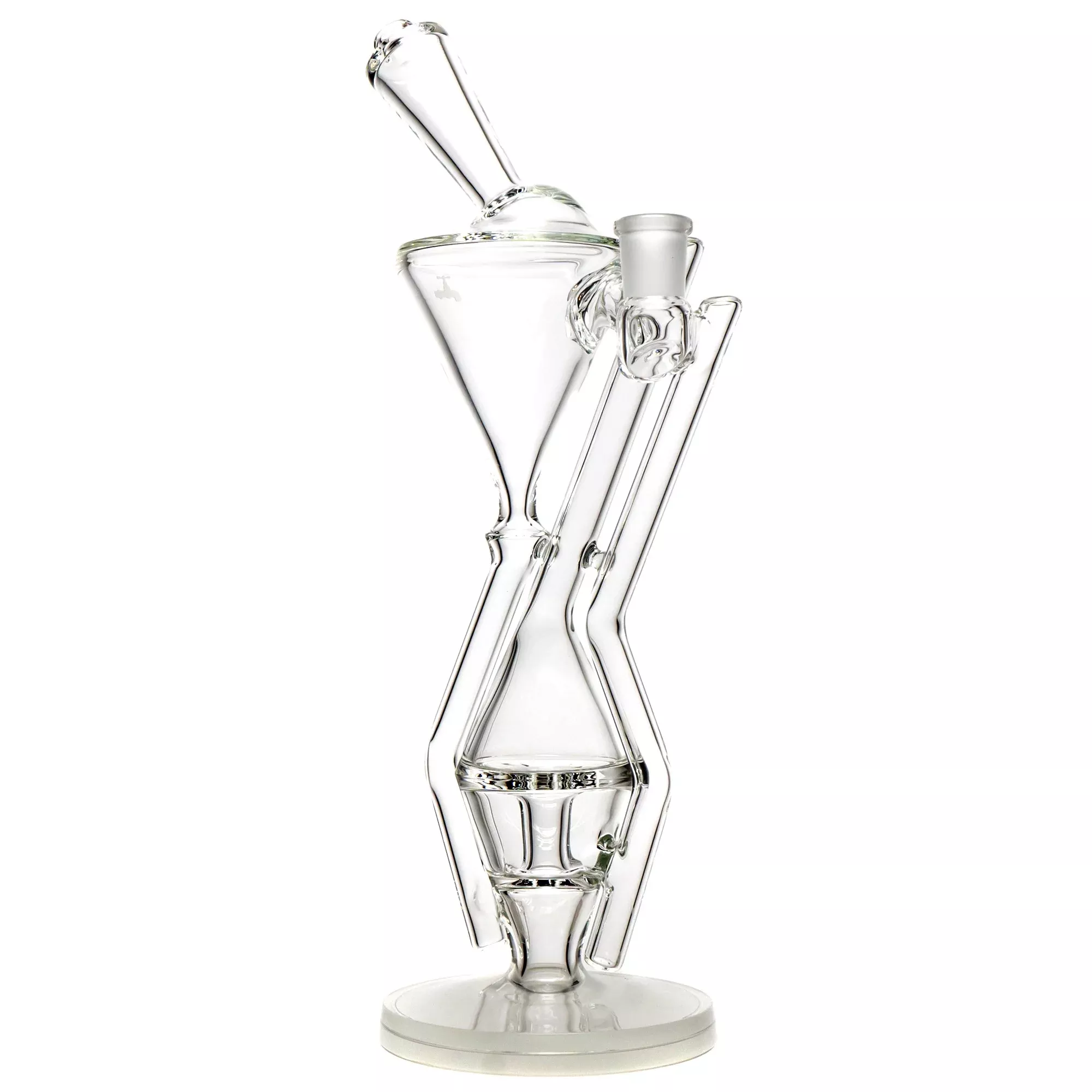Hamm's Waterworks - OG Hurricane Perc Recycler - Short - #152