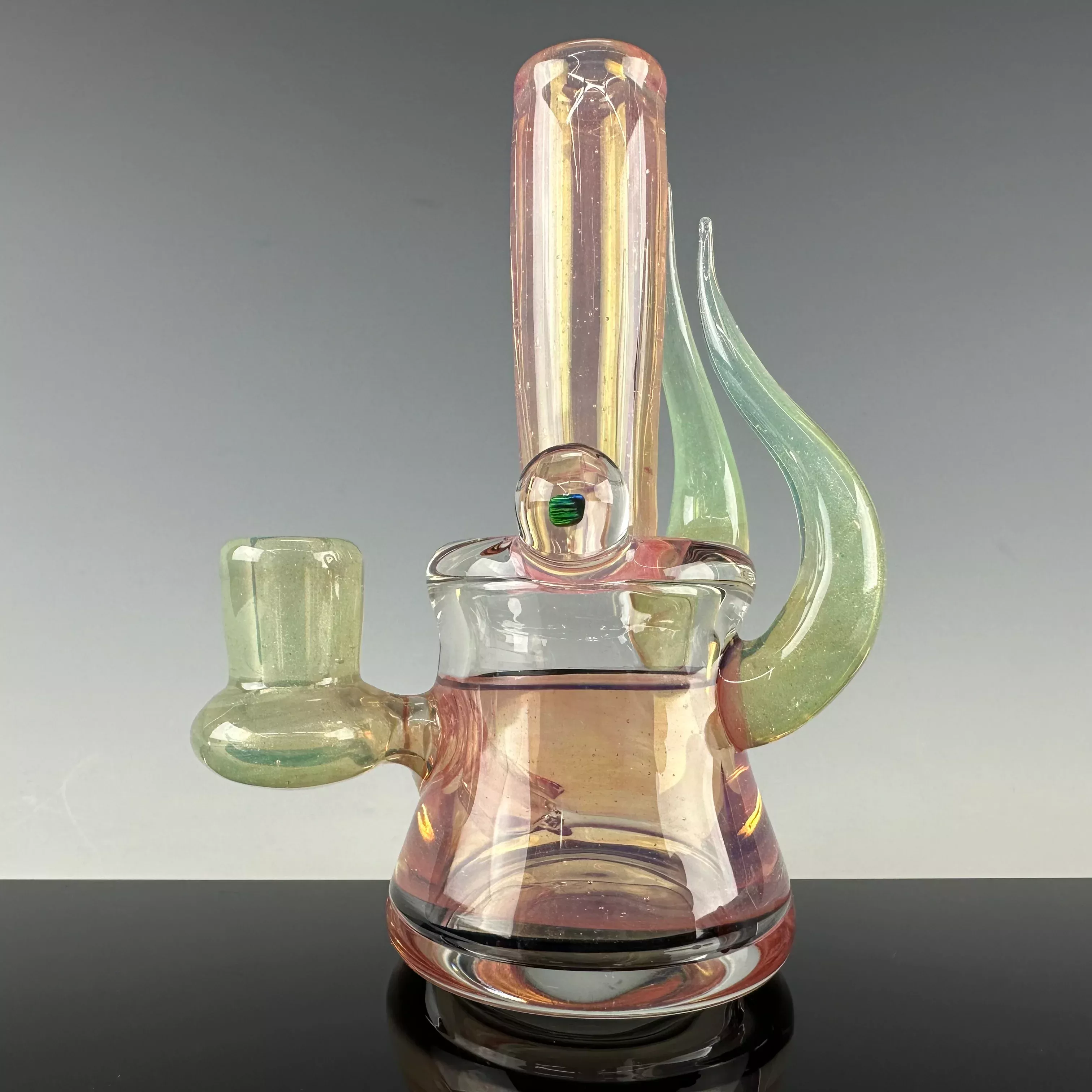 Hand-Mixed Full Color Encalmo Rig by Xen Glass